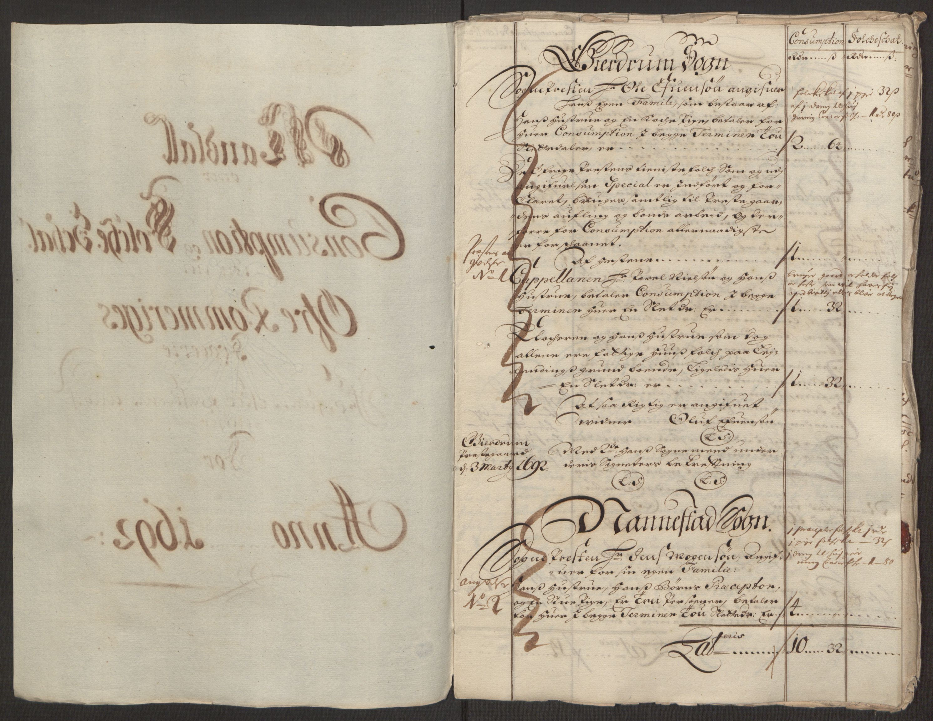 Rentekammeret inntil 1814, Reviderte regnskaper, Fogderegnskap, RA/EA-4092/R12/L0704: Fogderegnskap Øvre Romerike, 1692, s. 235