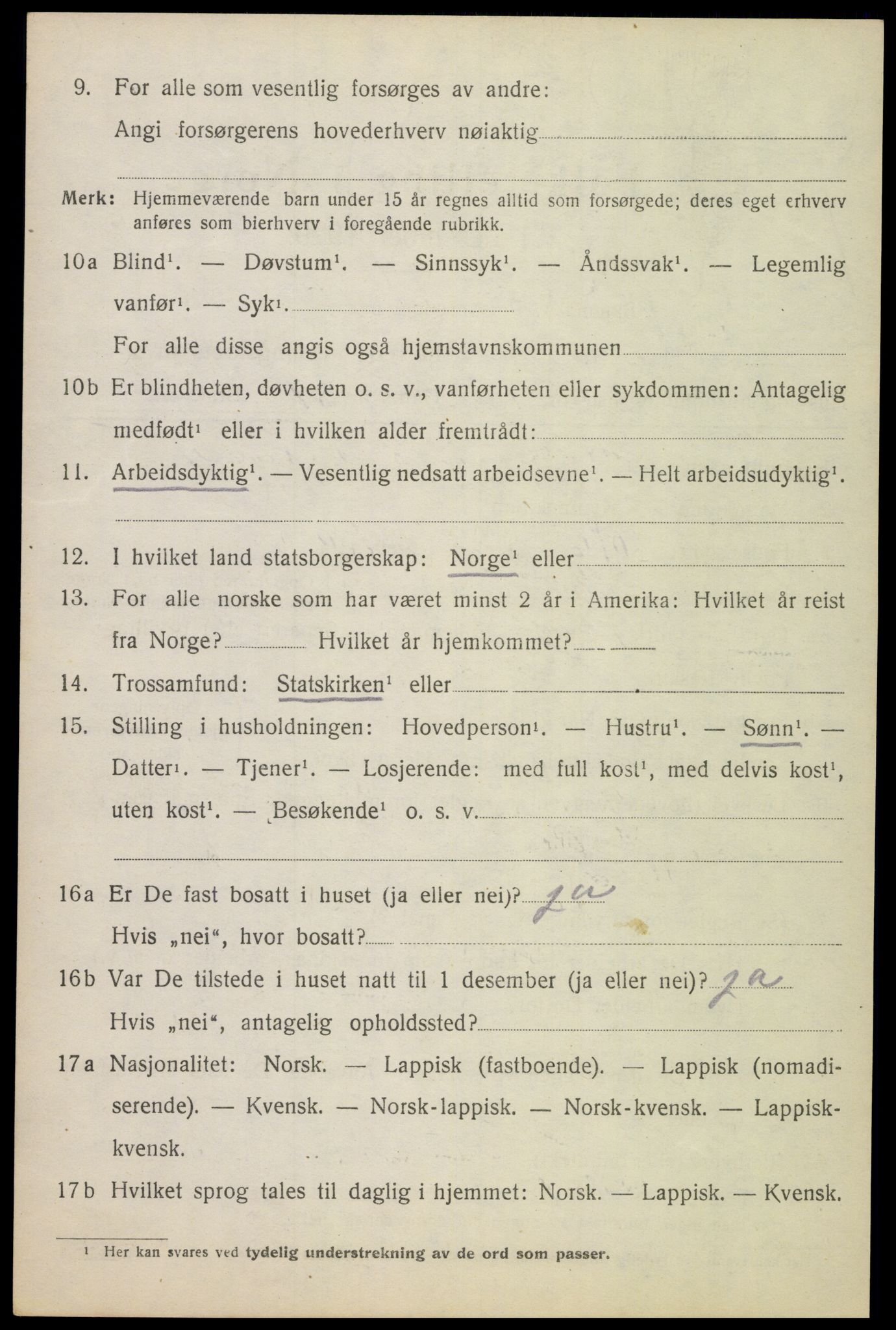 SAT, Folketelling 1920 for 1855 Ankenes herred, 1920, s. 3914