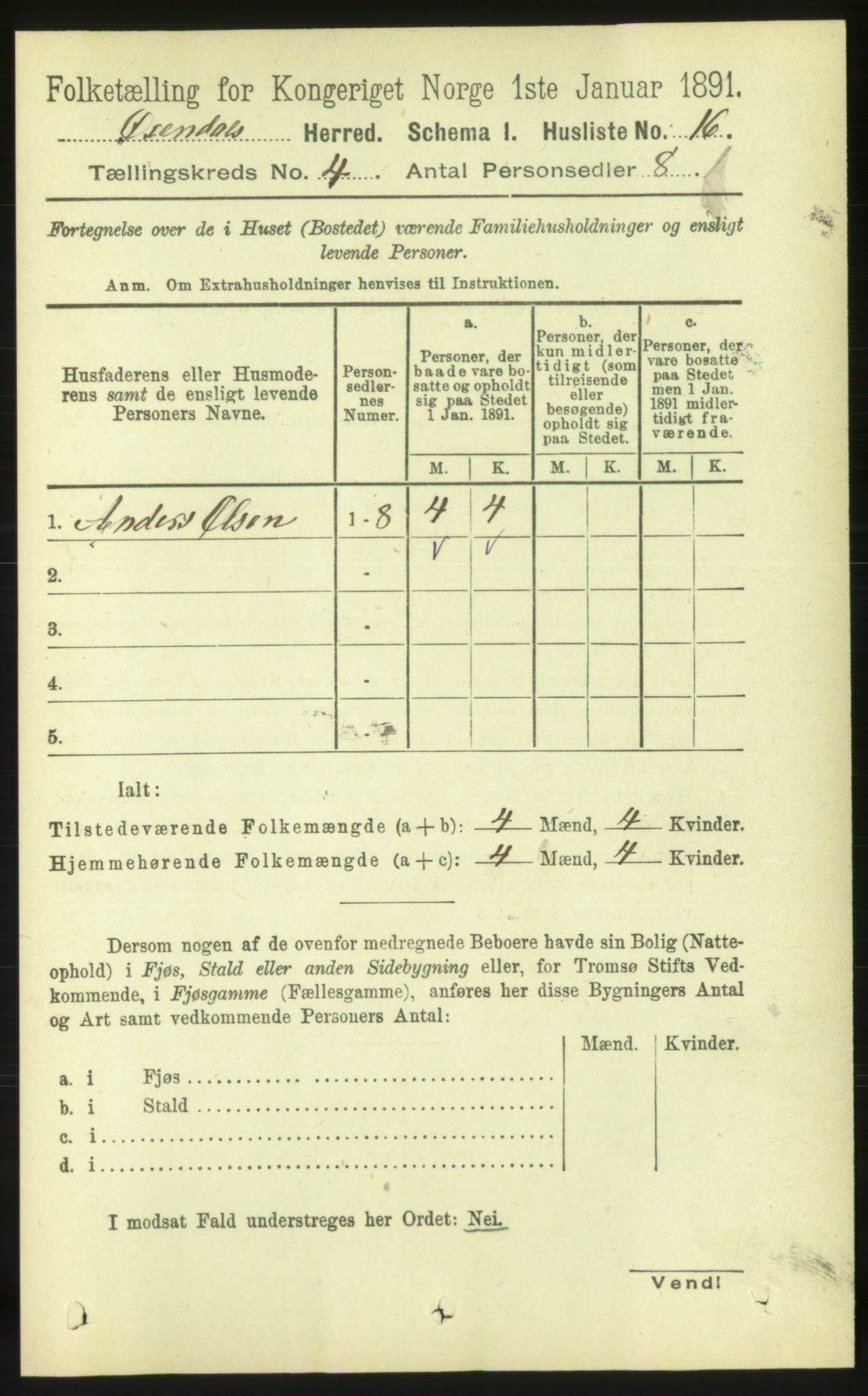 RA, Folketelling 1891 for 1561 Øksendal herred, 1891, s. 824