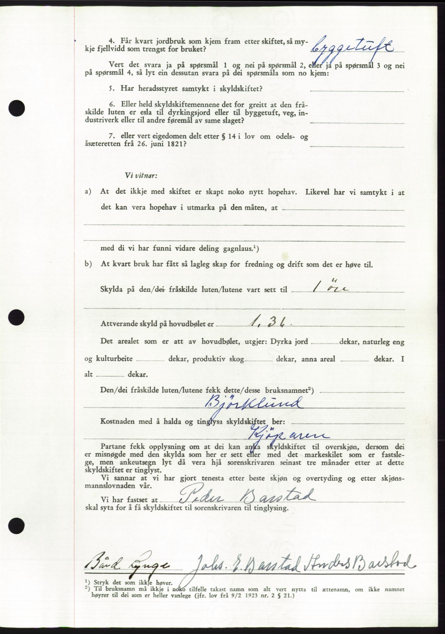 Søre Sunnmøre sorenskriveri, AV/SAT-A-4122/1/2/2C/L0110: Pantebok nr. 36A, 1958-1958, Dagboknr: 1545/1958