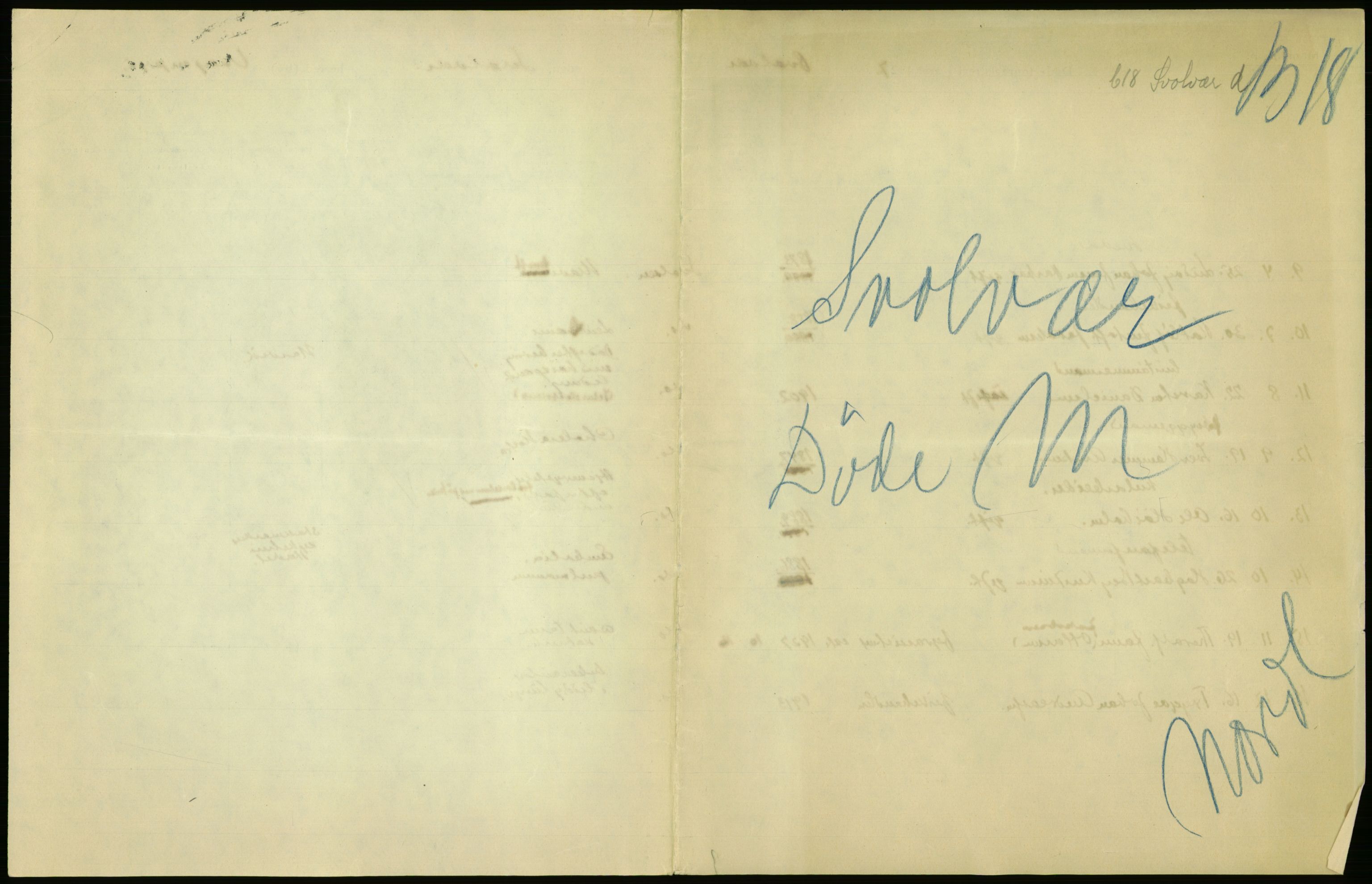 Statistisk sentralbyrå, Sosiodemografiske emner, Befolkning, AV/RA-S-2228/D/Df/Dfc/Dfcg/L0042: Nordland fylke: Døde. Bygder og byer., 1927, s. 35