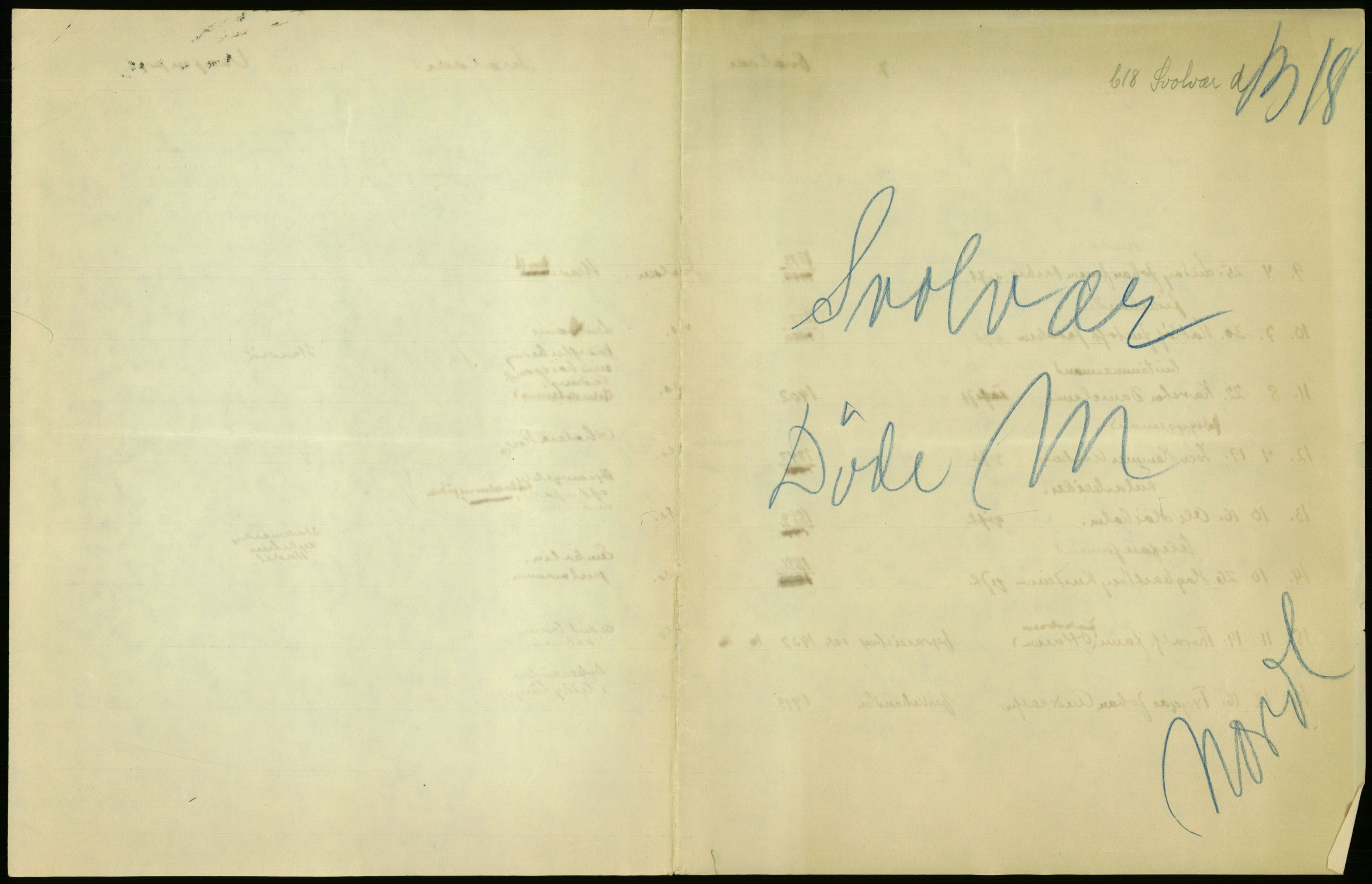 Statistisk sentralbyrå, Sosiodemografiske emner, Befolkning, RA/S-2228/D/Df/Dfc/Dfcg/L0042: Nordland fylke: Døde. Bygder og byer., 1927, s. 35