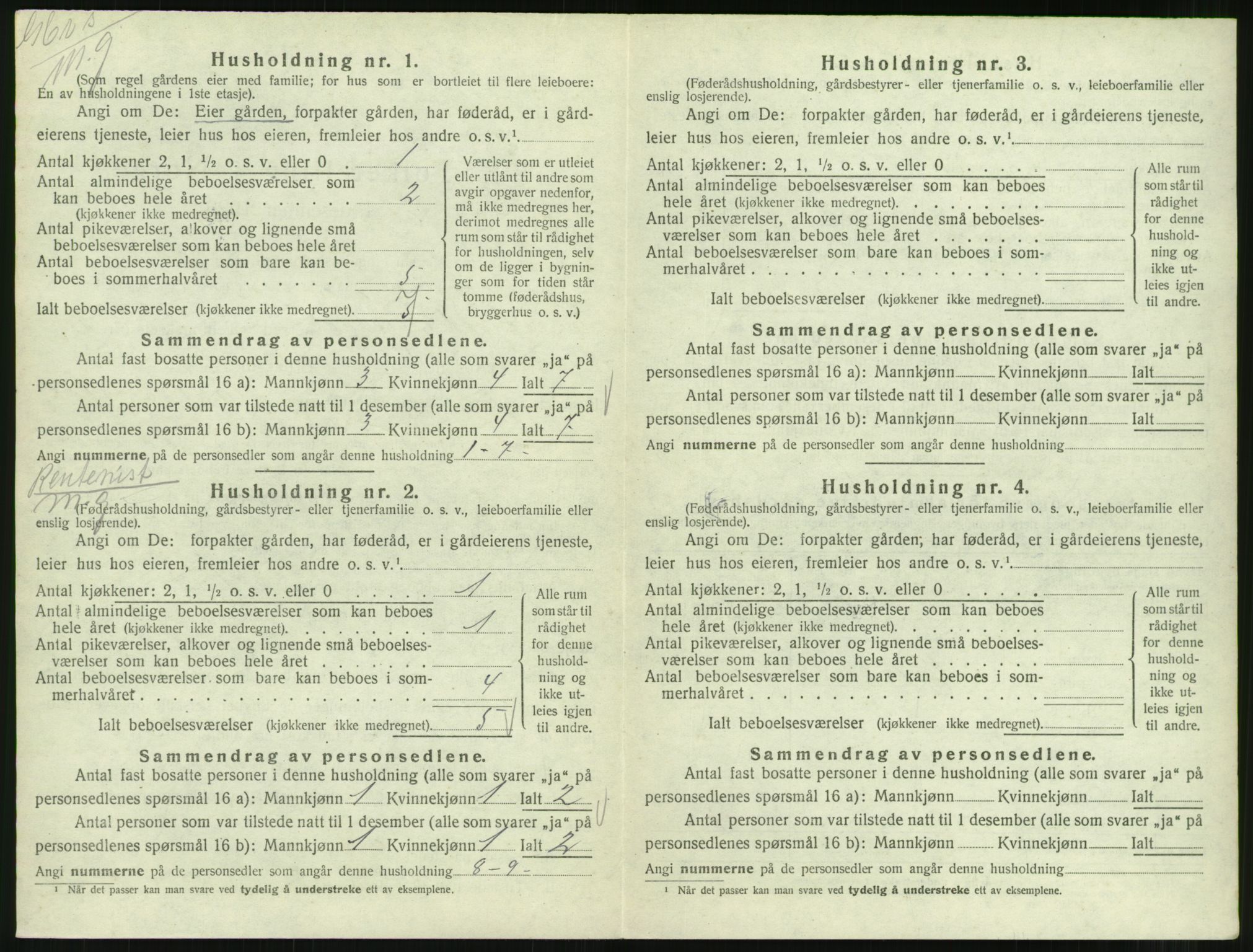 SAT, Folketelling 1920 for 1542 Eresfjord og Vistdal herred, 1920, s. 422