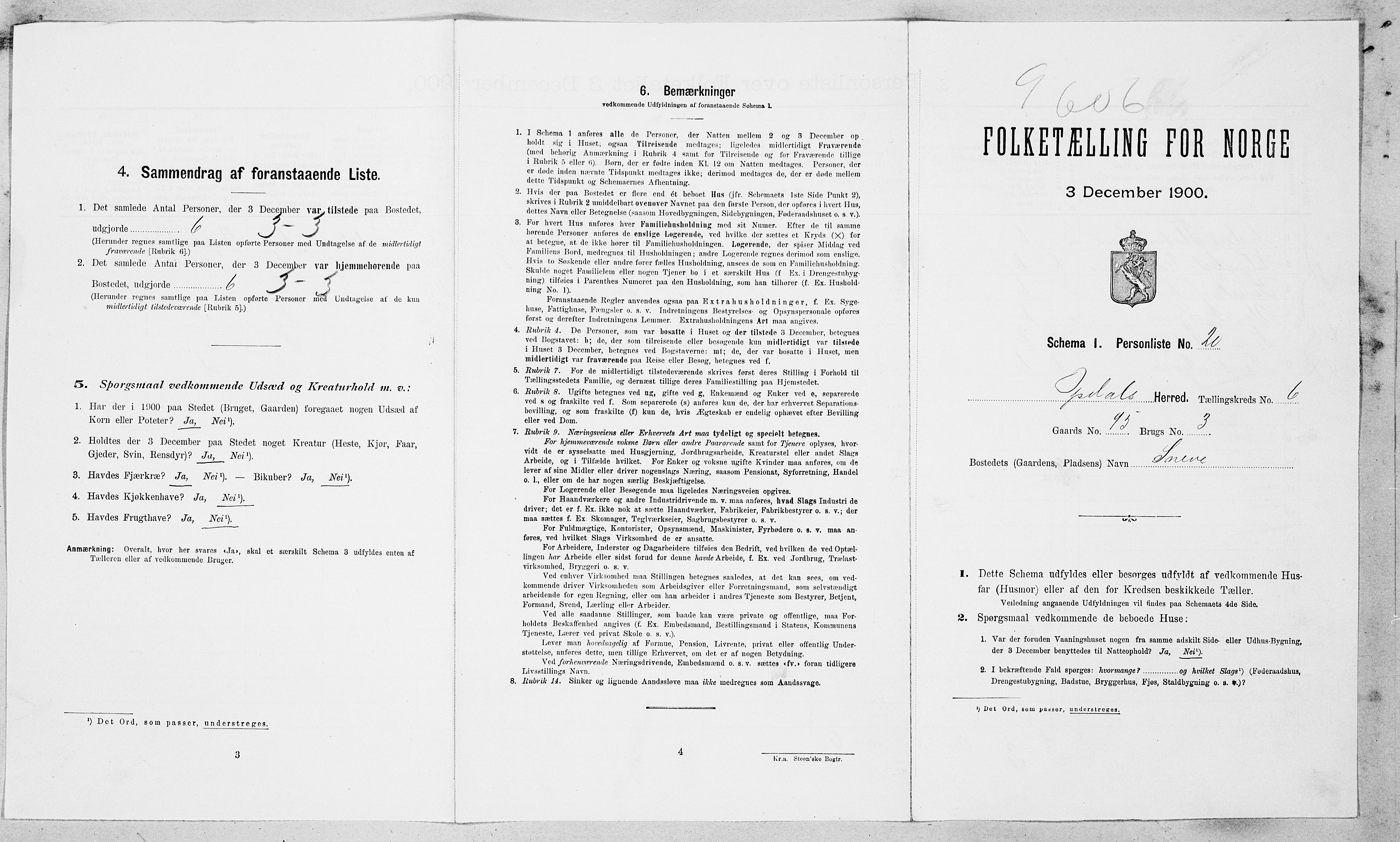 SAT, Folketelling 1900 for 1634 Oppdal herred, 1900, s. 614