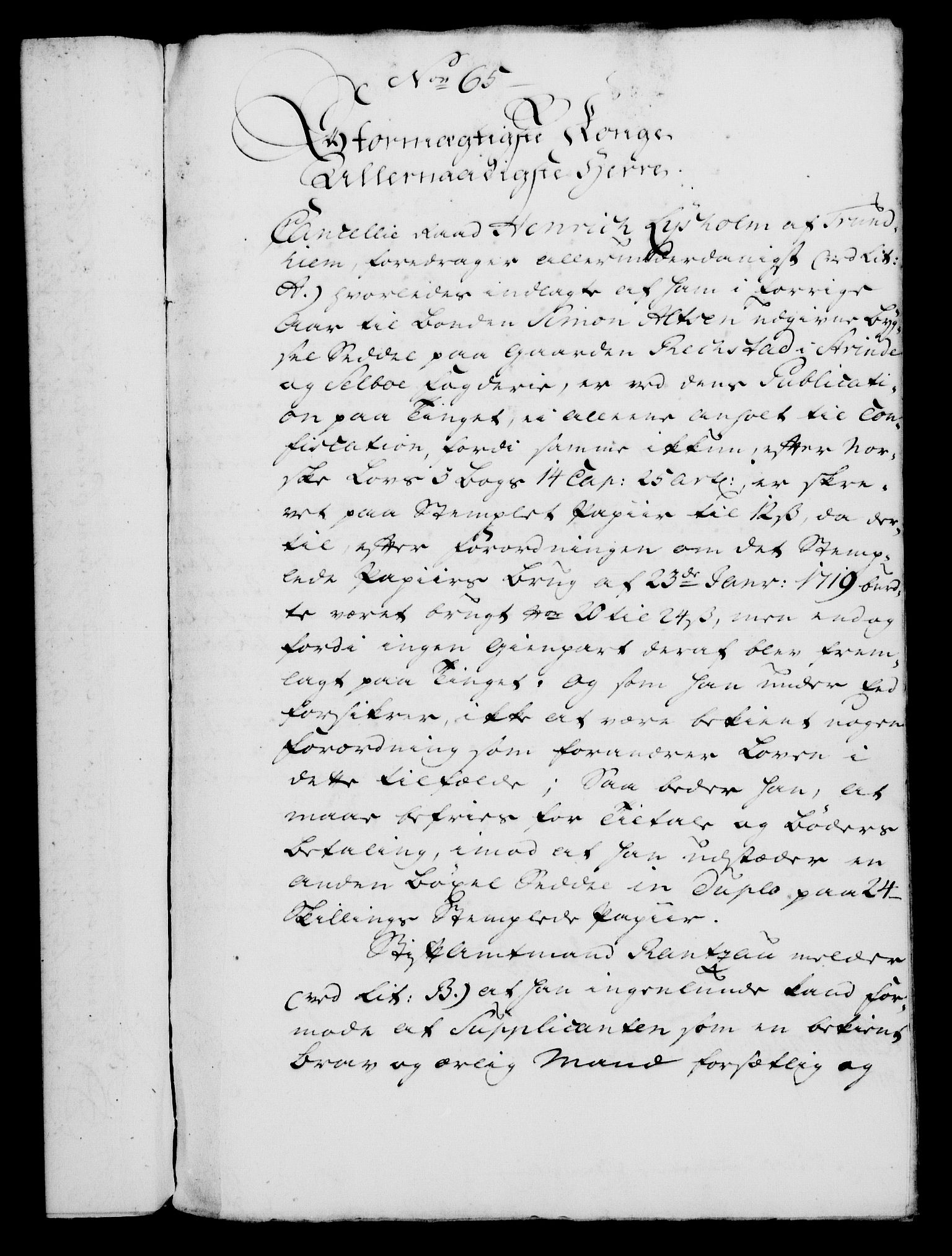 Rentekammeret, Kammerkanselliet, RA/EA-3111/G/Gf/Gfa/L0046: Norsk relasjons- og resolusjonsprotokoll (merket RK 52.46), 1764, s. 287