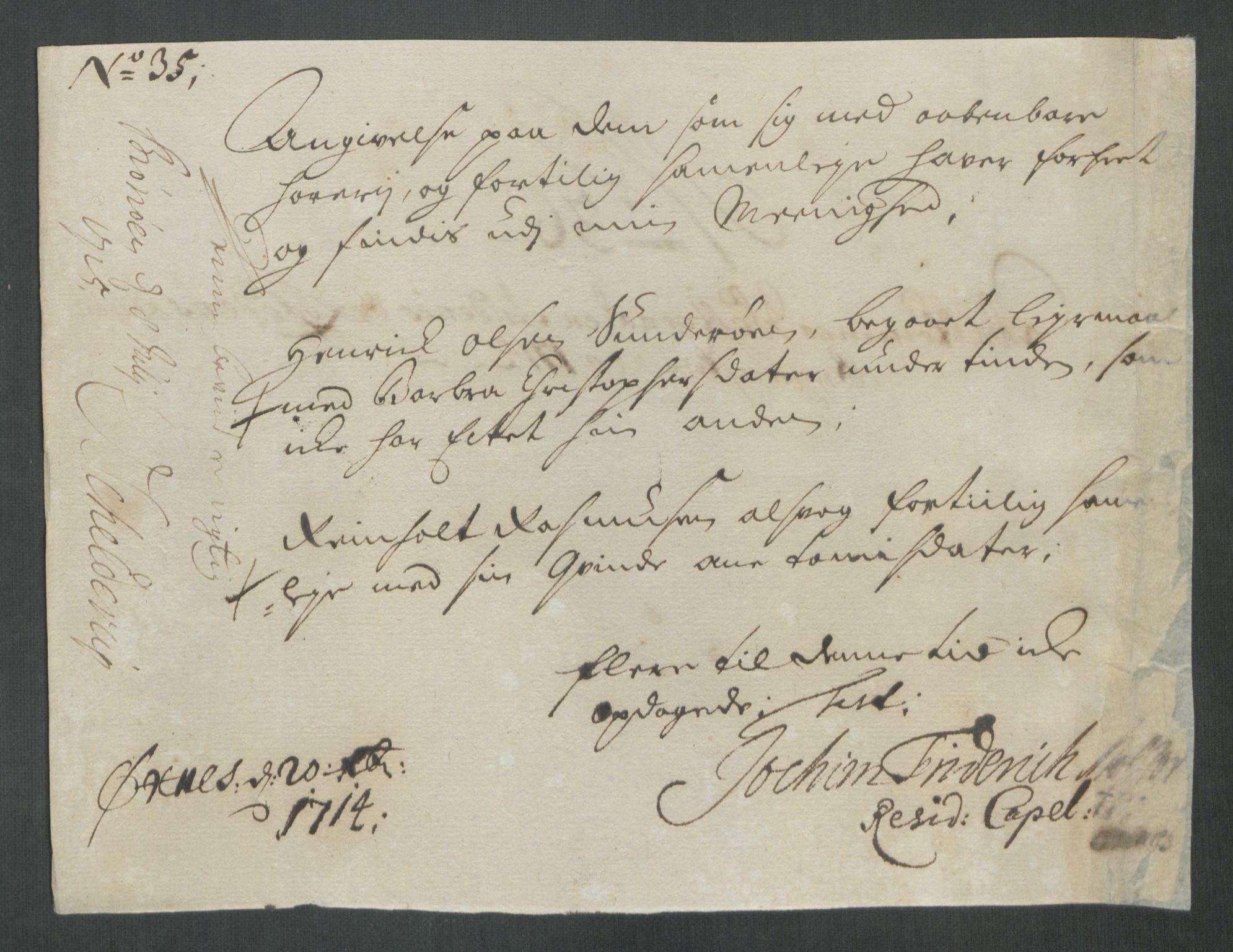 Rentekammeret inntil 1814, Reviderte regnskaper, Fogderegnskap, AV/RA-EA-4092/R67/L4680: Fogderegnskap Vesterålen, Andenes og Lofoten, 1714, s. 224