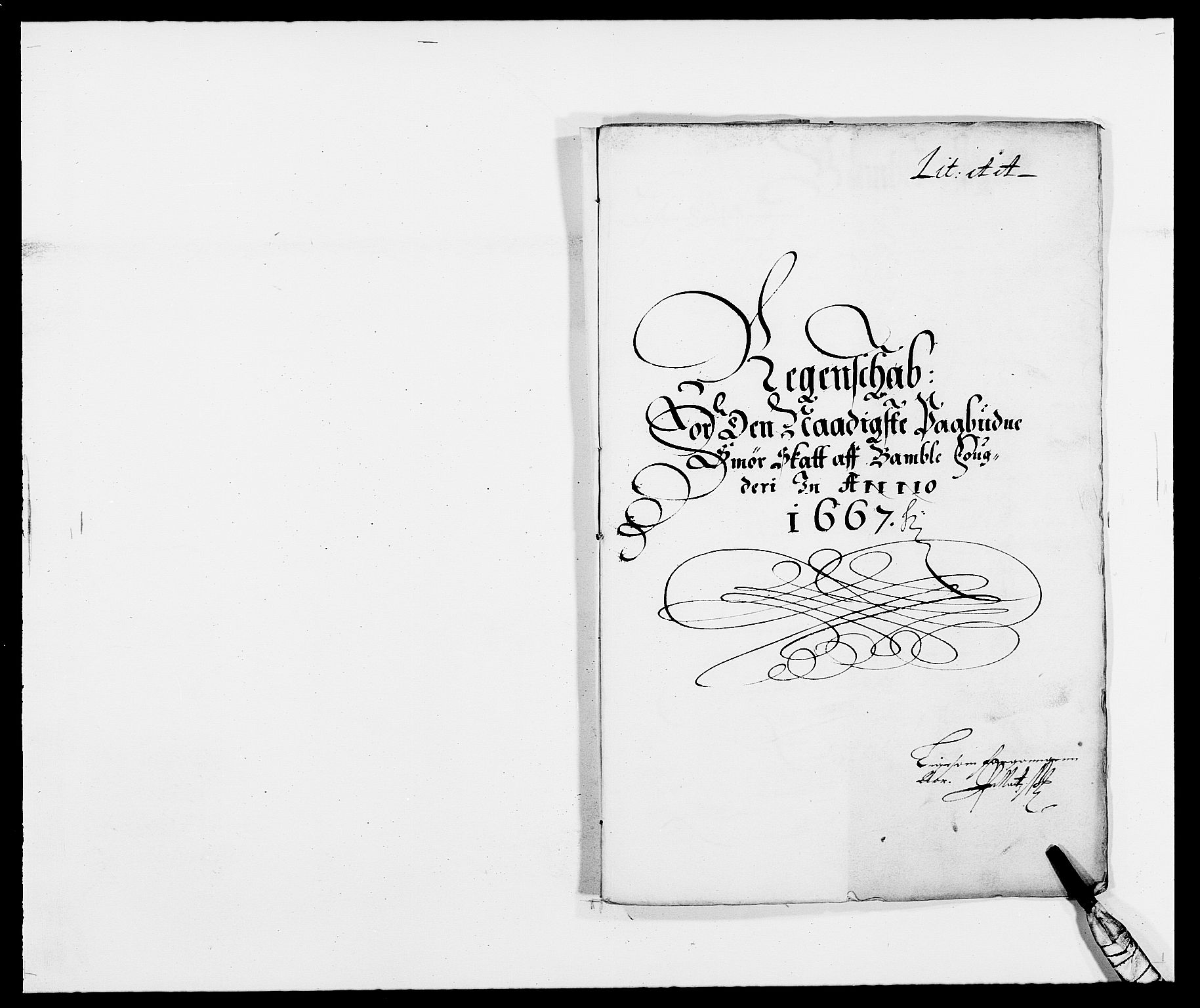 Rentekammeret inntil 1814, Reviderte regnskaper, Fogderegnskap, RA/EA-4092/R34/L2039: Fogderegnskap Bamble, 1662-1669, s. 224