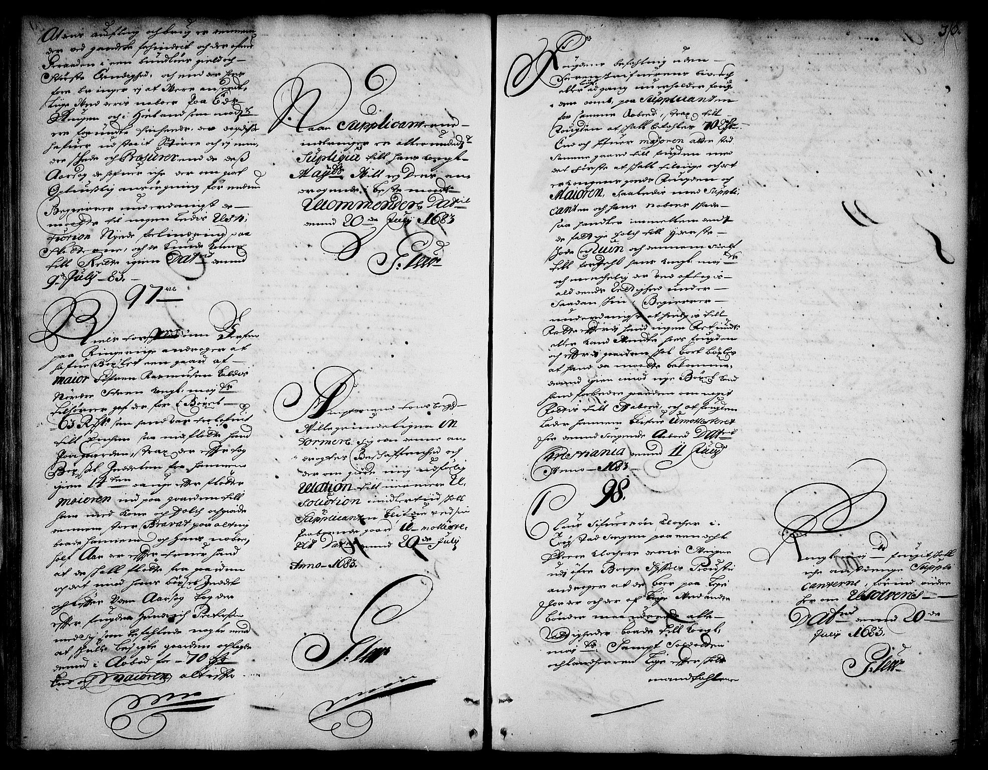 Stattholderembetet 1572-1771, AV/RA-EA-2870/Ad/L0004: Supplikasjons- og resolusjonsprotokoll, 1683-1691, s. 28b-29a