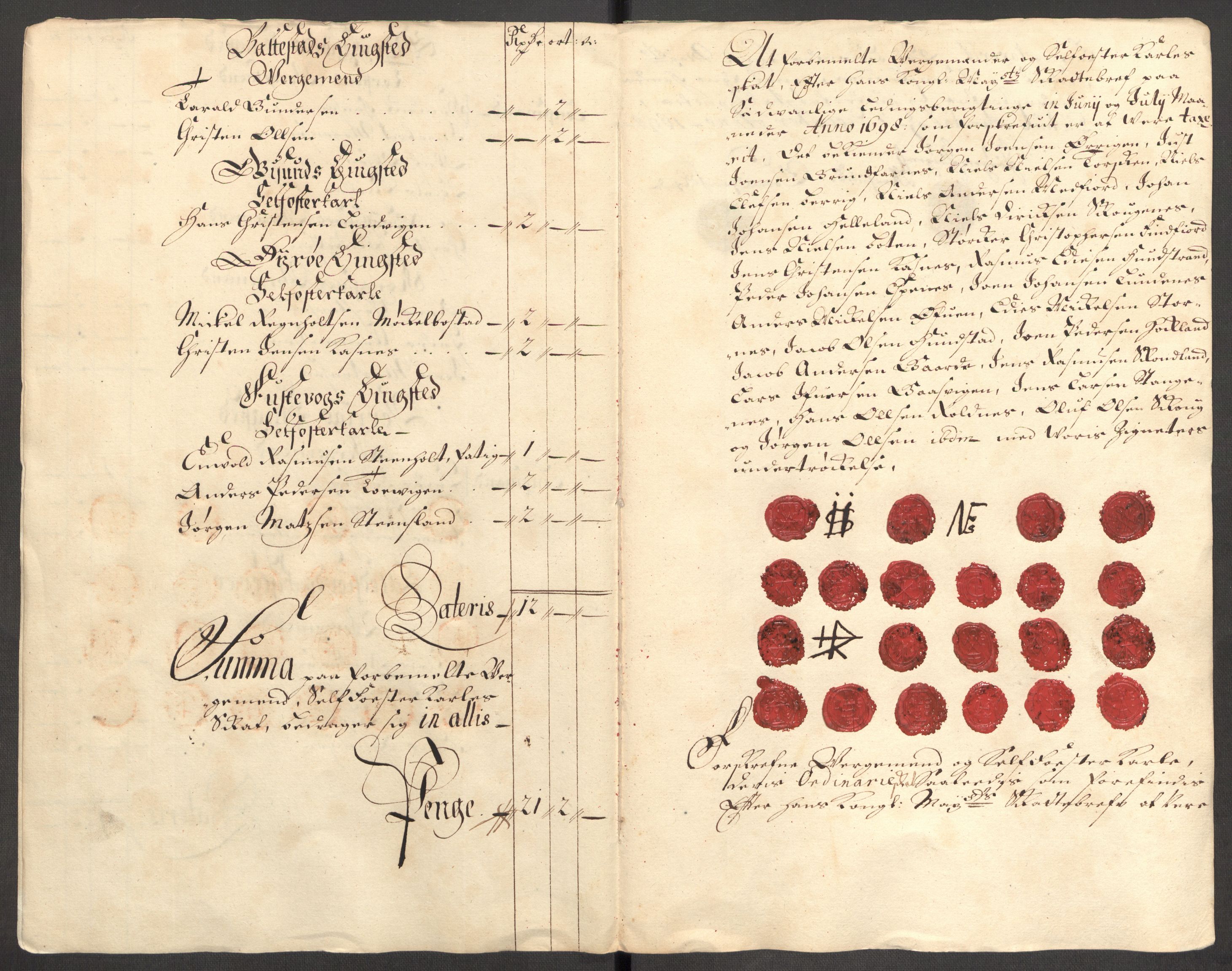 Rentekammeret inntil 1814, Reviderte regnskaper, Fogderegnskap, AV/RA-EA-4092/R68/L4754: Fogderegnskap Senja og Troms, 1697-1699, s. 174