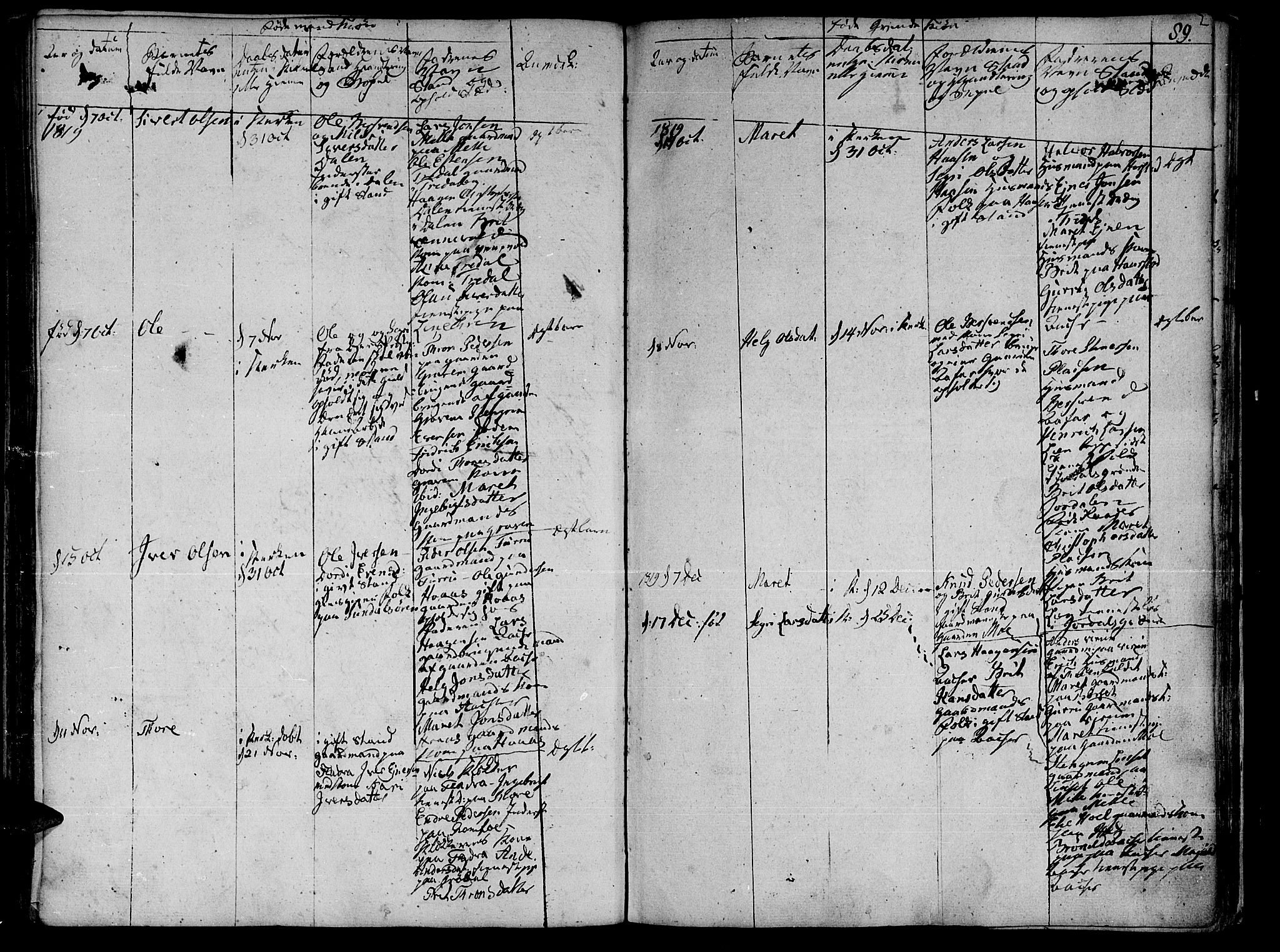 Ministerialprotokoller, klokkerbøker og fødselsregistre - Møre og Romsdal, SAT/A-1454/590/L1008: Ministerialbok nr. 590A02, 1794-1820, s. 89