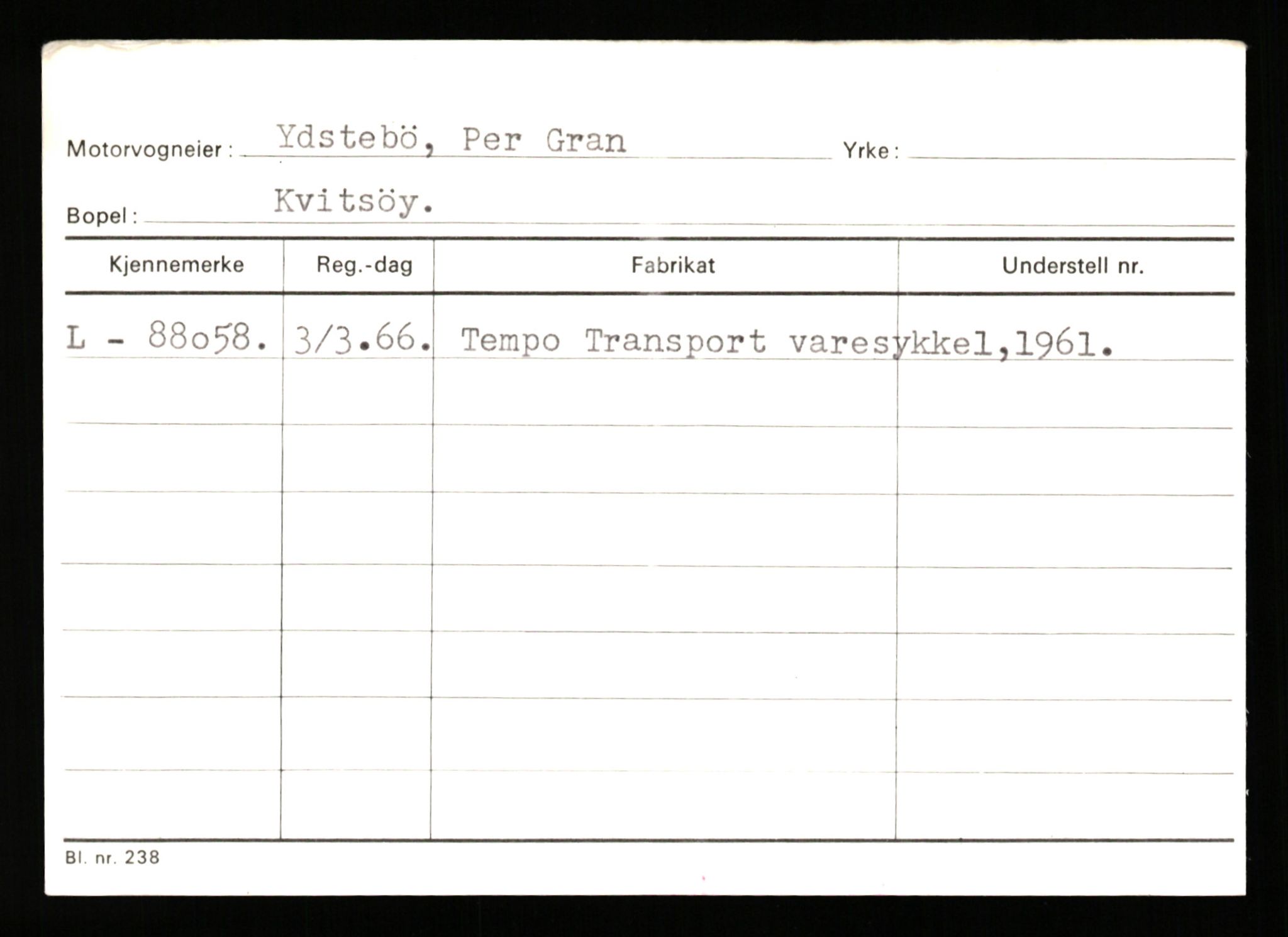 Stavanger trafikkstasjon, SAST/A-101942/0/H/L0043: Viste - Øksendal, 1930-1971, s. 1541