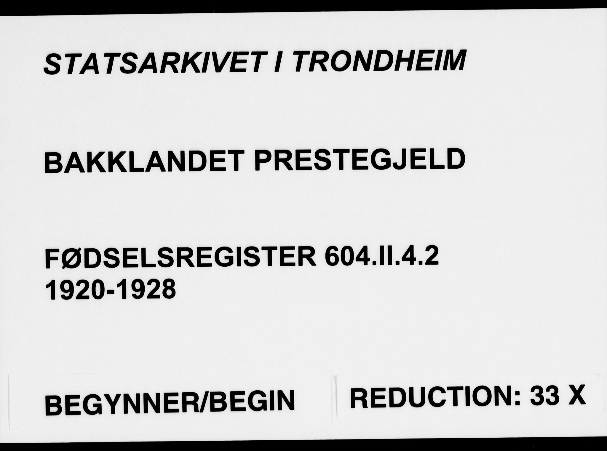 Ministerialprotokoller, klokkerbøker og fødselsregistre - Sør-Trøndelag, SAT/A-1456/604/L0233: Fødselsregister nr. 604.II.4.2, 1920-1928