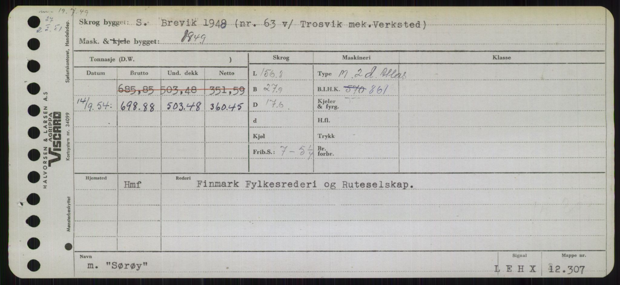 Sjøfartsdirektoratet med forløpere, Skipsmålingen, RA/S-1627/H/Hb/L0004: Fartøy, O-S, s. 545