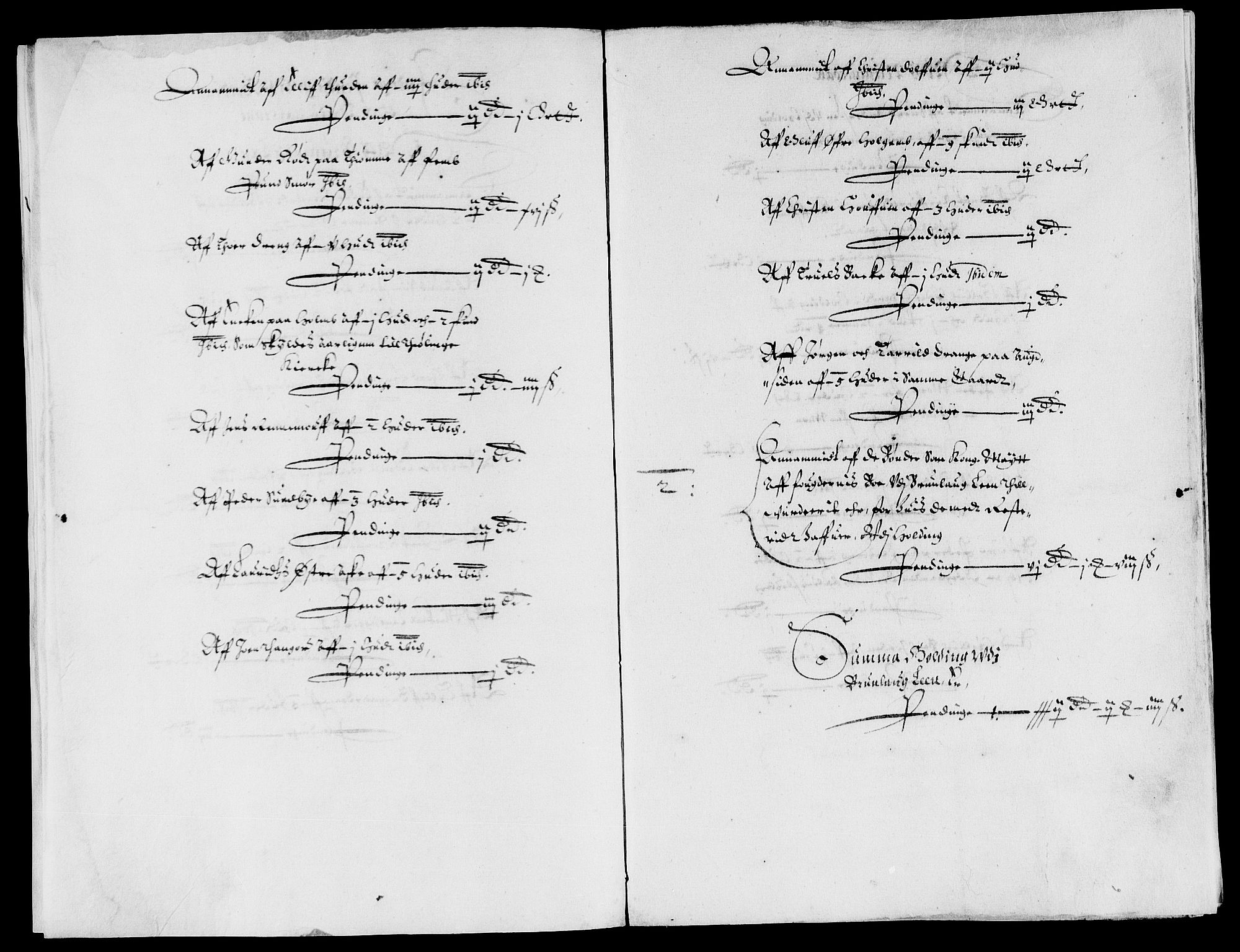 Rentekammeret inntil 1814, Reviderte regnskaper, Lensregnskaper, AV/RA-EA-5023/R/Rb/Rbl/L0002: Brunla len med Numedal len til 1628,  Sandsvær len 1626-28 og Eiker len 1626-37, 1626-1629