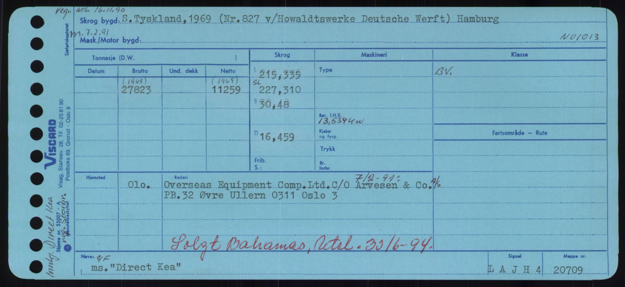 Sjøfartsdirektoratet med forløpere, Skipsmålingen, RA/S-1627/H/Hd/L0008: Fartøy, C-D, s. 507