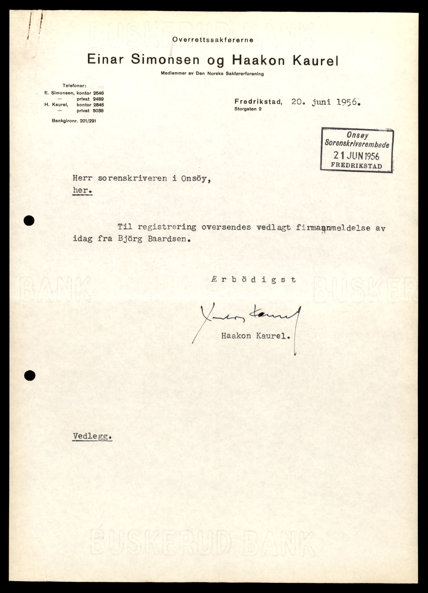 Fredrikstad tingrett, AV/SAT-A-10473/K/Kb/Kbb/L0004: Enkeltmannsforetak, aksjeselskap og andelslag, B-Be, 1944-1990, s. 7