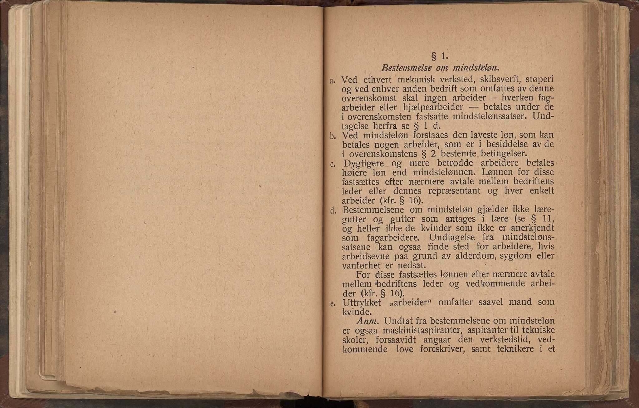 Norsk jern- og metallarbeiderforbund, AAB/ARK-1659/O/L0001/0008: Verkstedsoverenskomsten / Verkstedsoverenskomsten, 1923