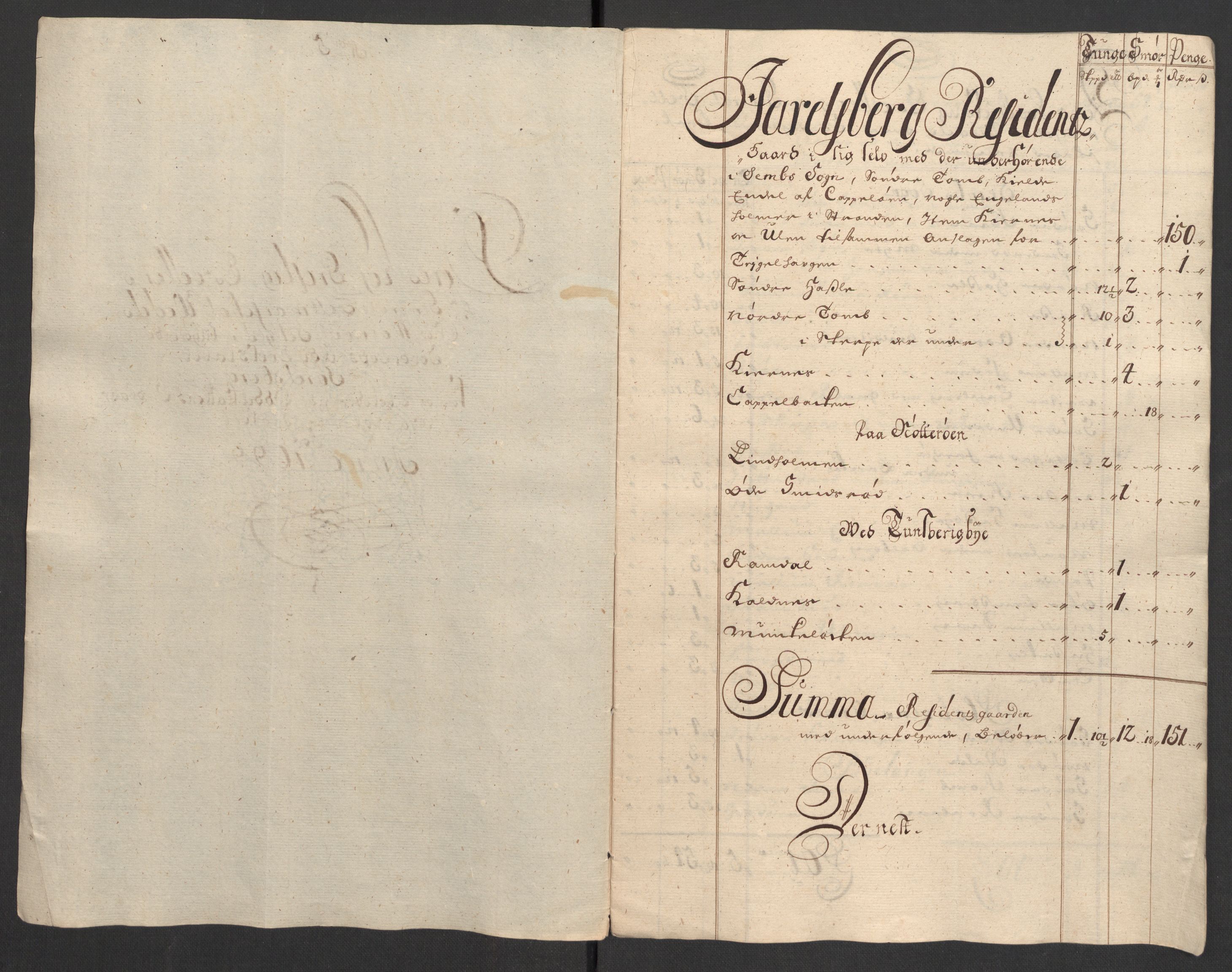 Rentekammeret inntil 1814, Reviderte regnskaper, Fogderegnskap, RA/EA-4092/R32/L1868: Fogderegnskap Jarlsberg grevskap, 1697-1699, s. 570