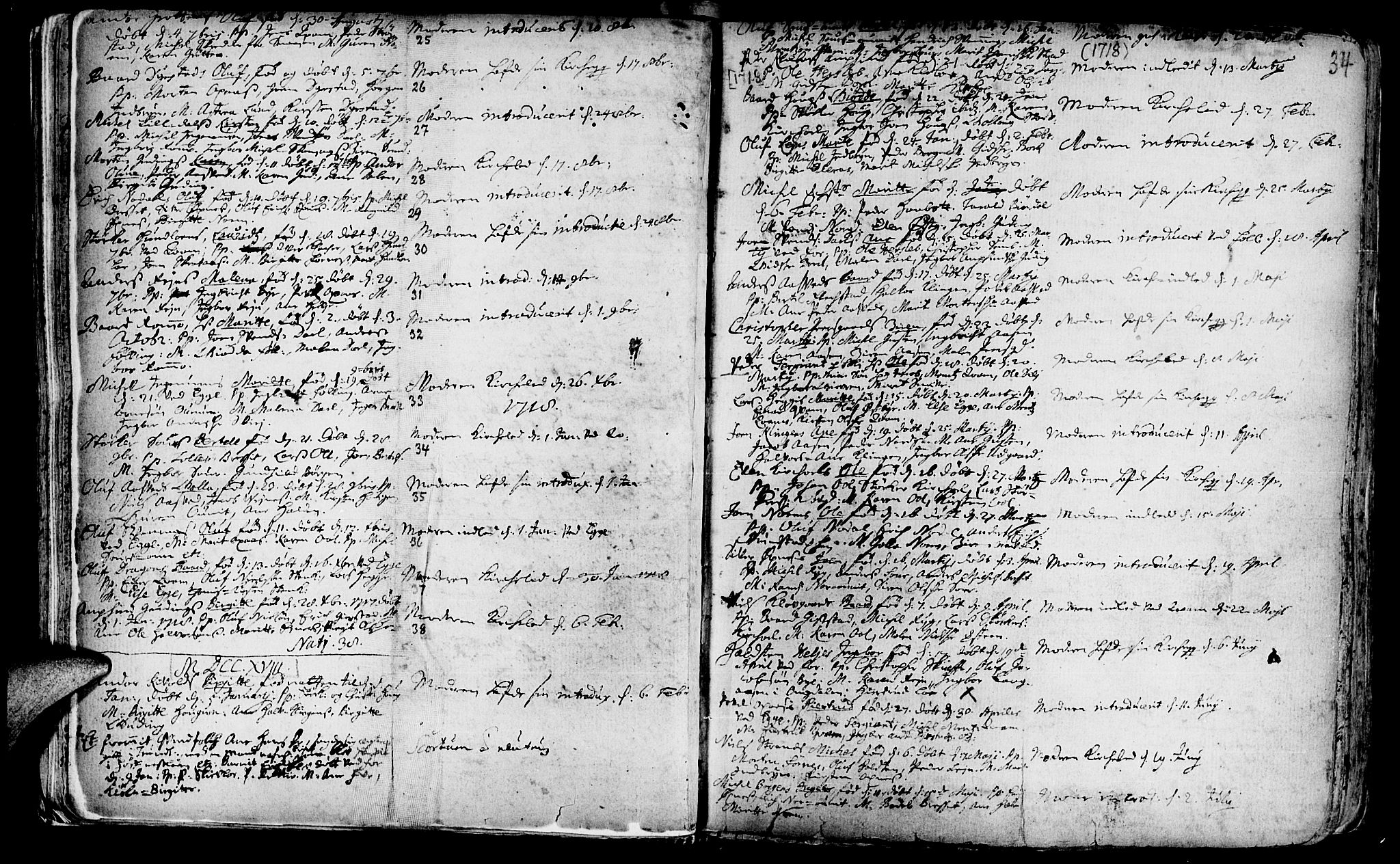 Ministerialprotokoller, klokkerbøker og fødselsregistre - Nord-Trøndelag, AV/SAT-A-1458/746/L0439: Ministerialbok nr. 746A01, 1688-1759, s. 34