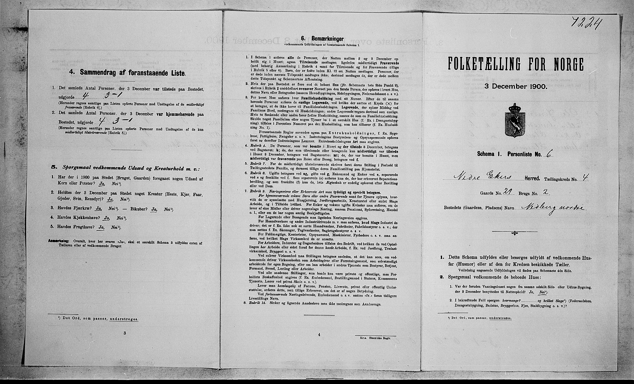 RA, Folketelling 1900 for 0625 Nedre Eiker herred, 1900, s. 471