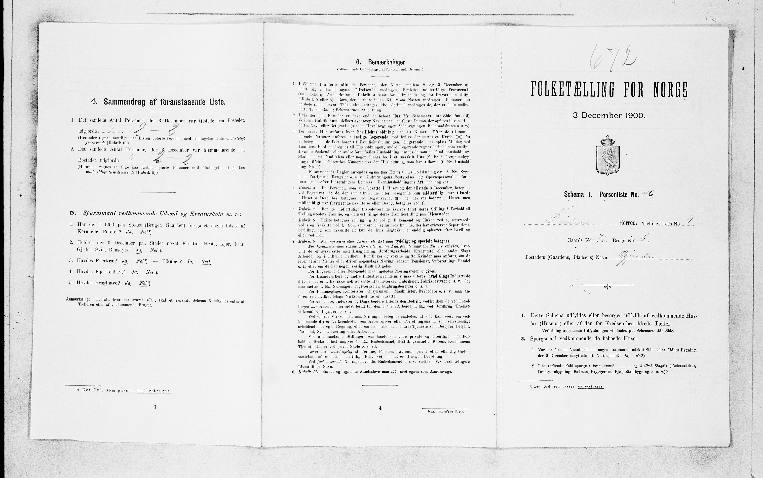 SAB, Folketelling 1900 for 1263 Lindås herred, 1900, s. 823