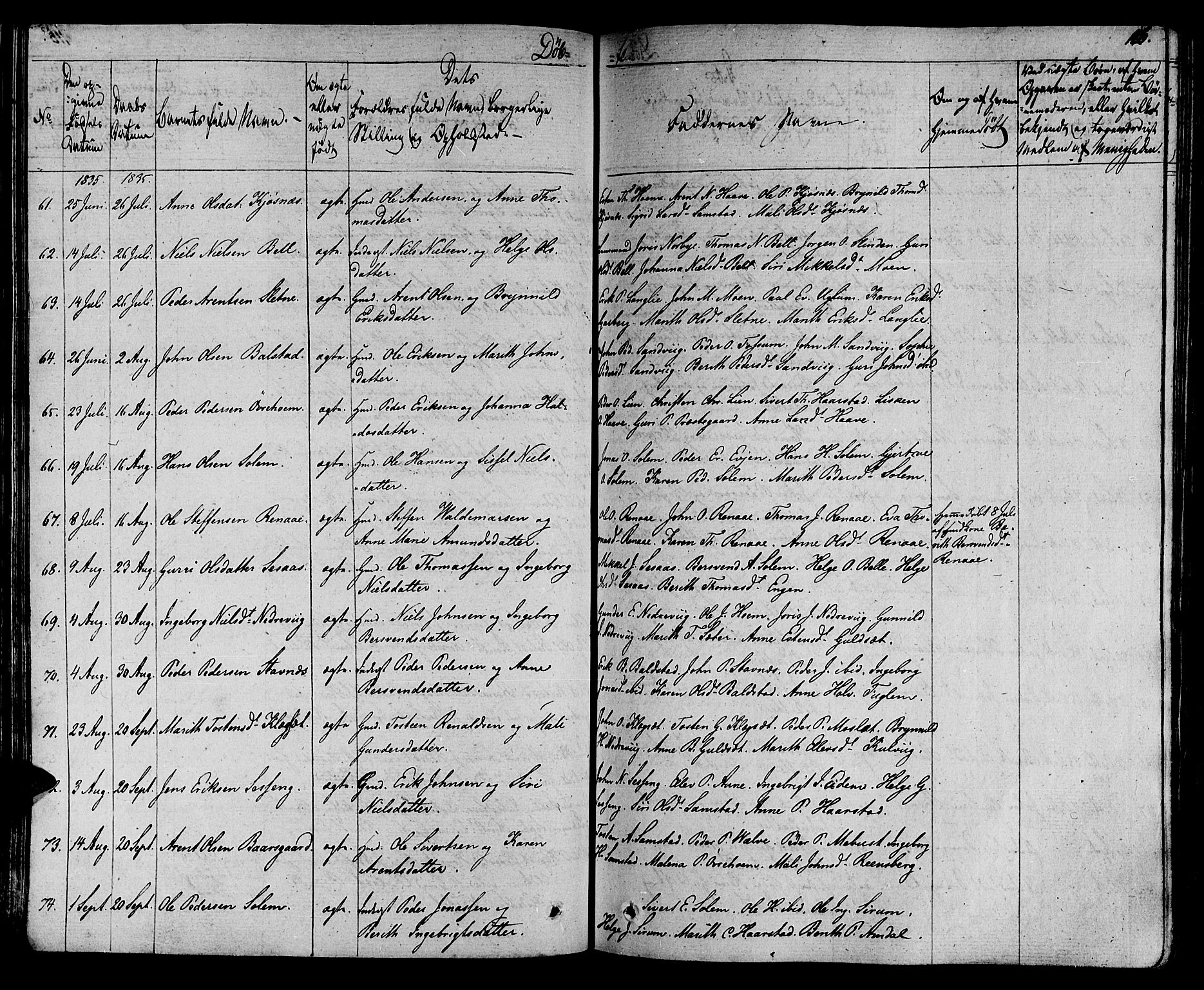 Ministerialprotokoller, klokkerbøker og fødselsregistre - Sør-Trøndelag, SAT/A-1456/695/L1143: Ministerialbok nr. 695A05 /1, 1824-1842, s. 116