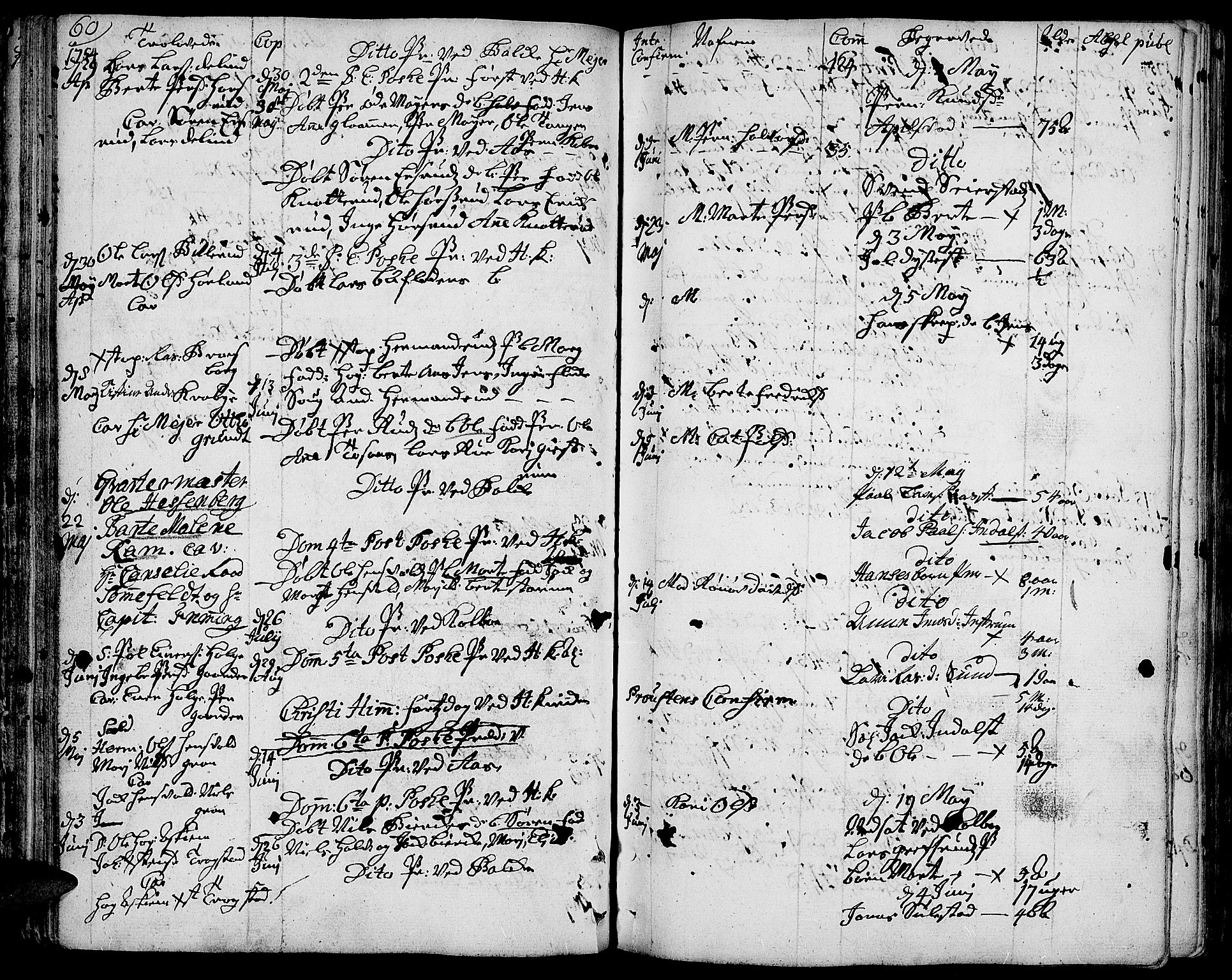 Toten prestekontor, SAH/PREST-102/H/Ha/Haa/L0004: Ministerialbok nr. 4, 1751-1761, s. 60
