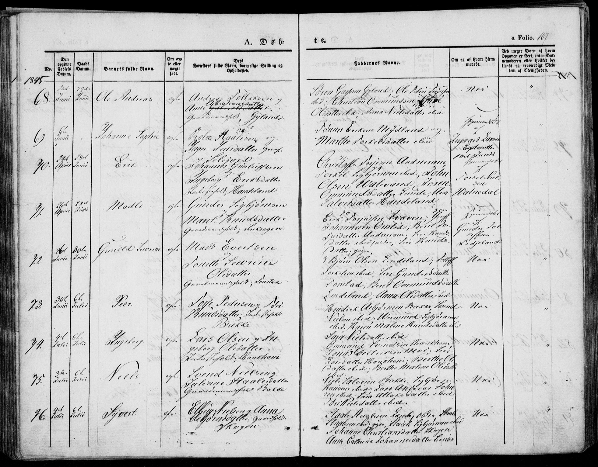 Bakke sokneprestkontor, AV/SAK-1111-0002/F/Fa/Faa/L0004: Ministerialbok nr. A 4, 1834-1846, s. 107