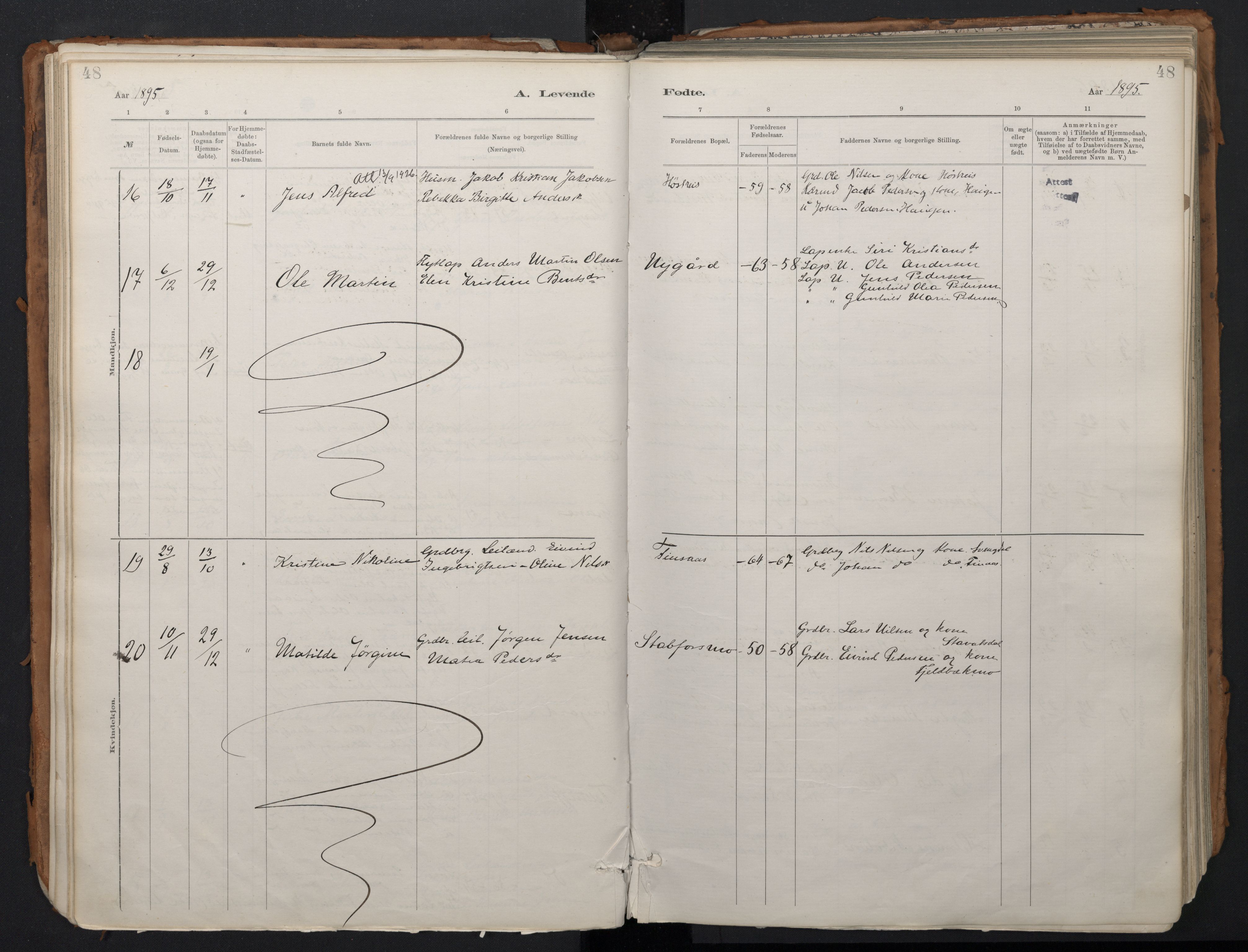 Ministerialprotokoller, klokkerbøker og fødselsregistre - Nordland, AV/SAT-A-1459/824/L0338: Ministerialbok nr. 824A01, 1880-1915, s. 48