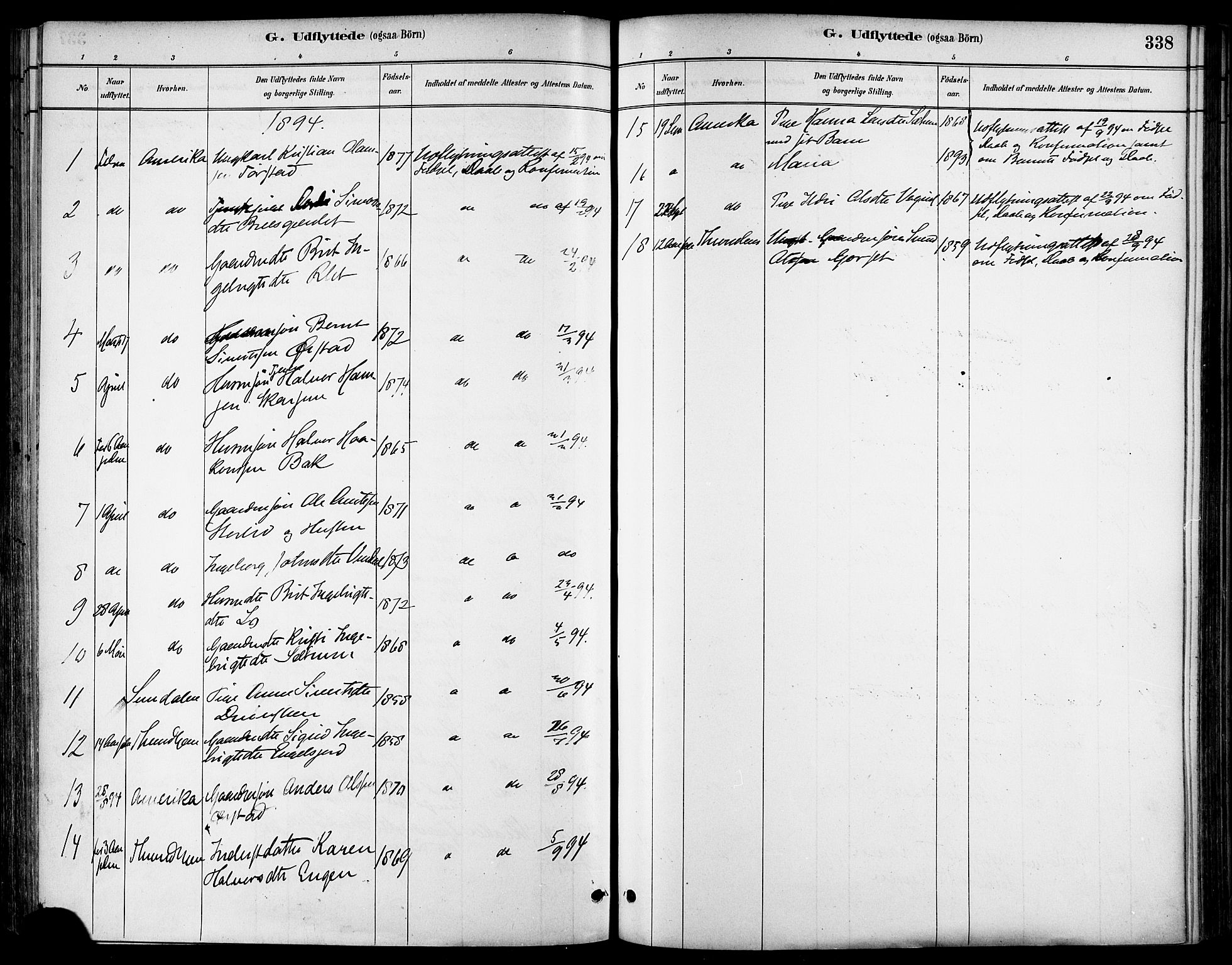 Ministerialprotokoller, klokkerbøker og fødselsregistre - Sør-Trøndelag, AV/SAT-A-1456/678/L0901: Ministerialbok nr. 678A10, 1881-1894, s. 338