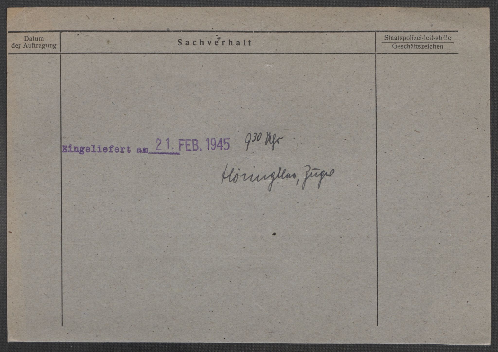 Befehlshaber der Sicherheitspolizei und des SD, AV/RA-RAFA-5969/E/Ea/Eaa/L0007: Register over norske fanger i Møllergata 19: Lundb-N, 1940-1945, s. 879