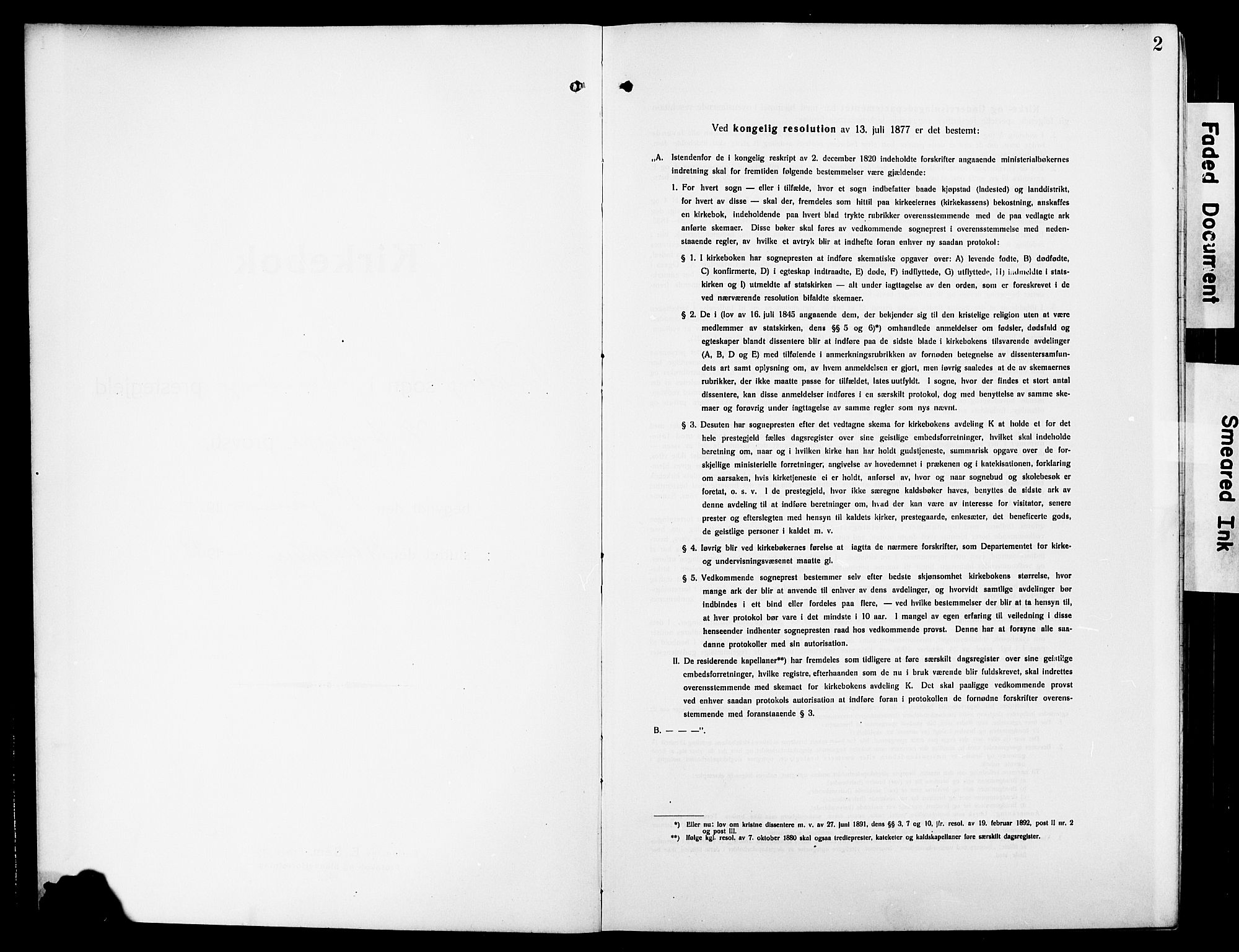Sarpsborg prestekontor Kirkebøker, SAO/A-2006/G/Ga/L0002: Klokkerbok nr. 2, 1912-1931, s. 2
