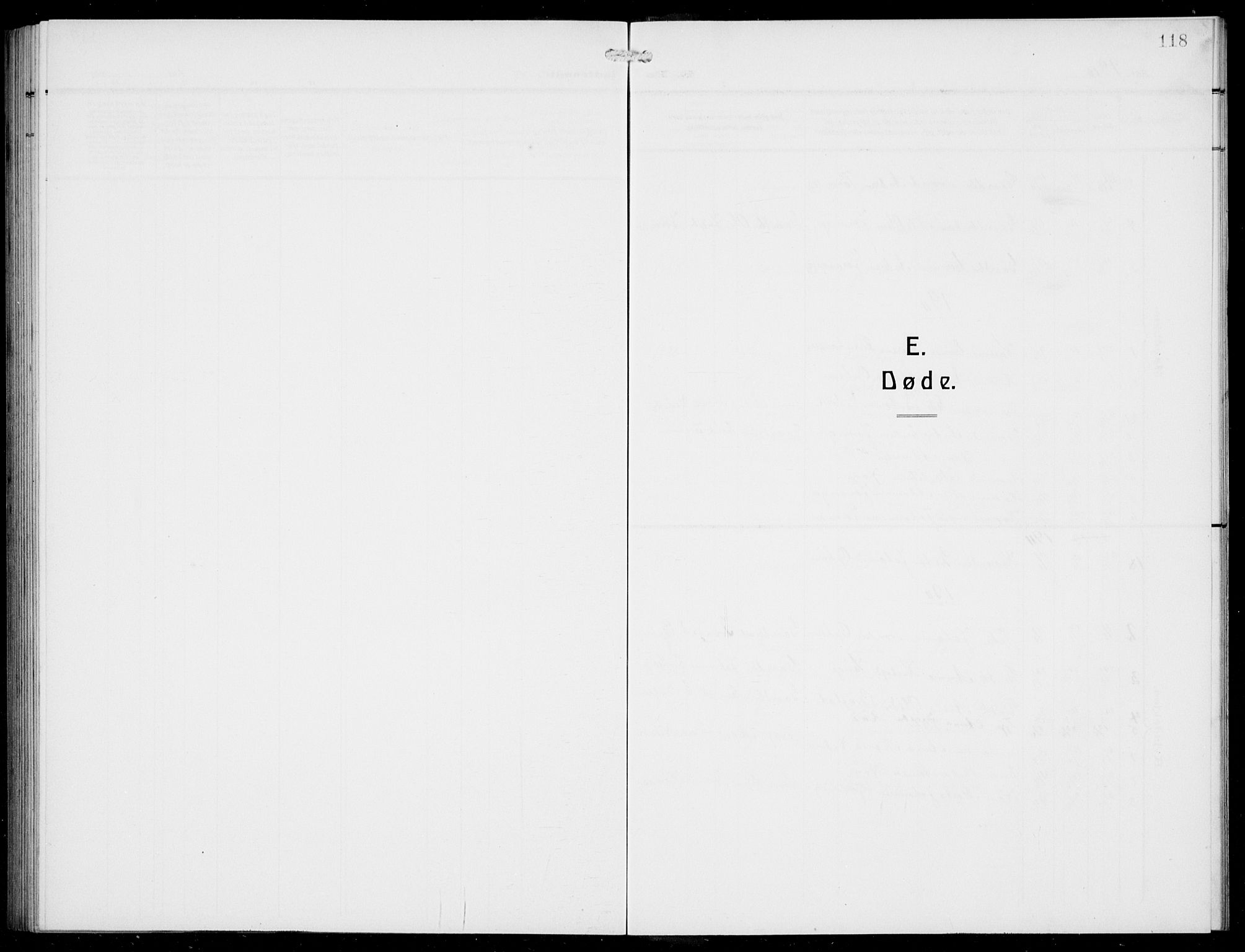 Jostedal sokneprestembete, AV/SAB-A-80601/H/Hab/Habd/L0002: Klokkerbok nr. D 2, 1910-1941, s. 118