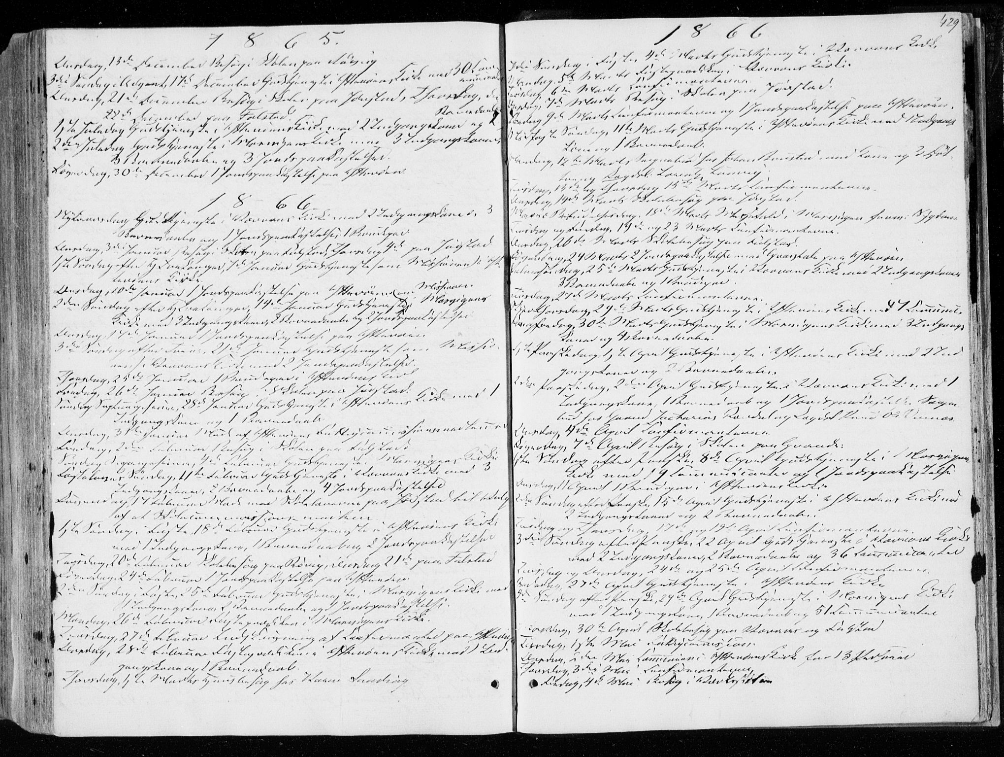 Ministerialprotokoller, klokkerbøker og fødselsregistre - Nord-Trøndelag, AV/SAT-A-1458/722/L0218: Ministerialbok nr. 722A05, 1843-1868, s. 429