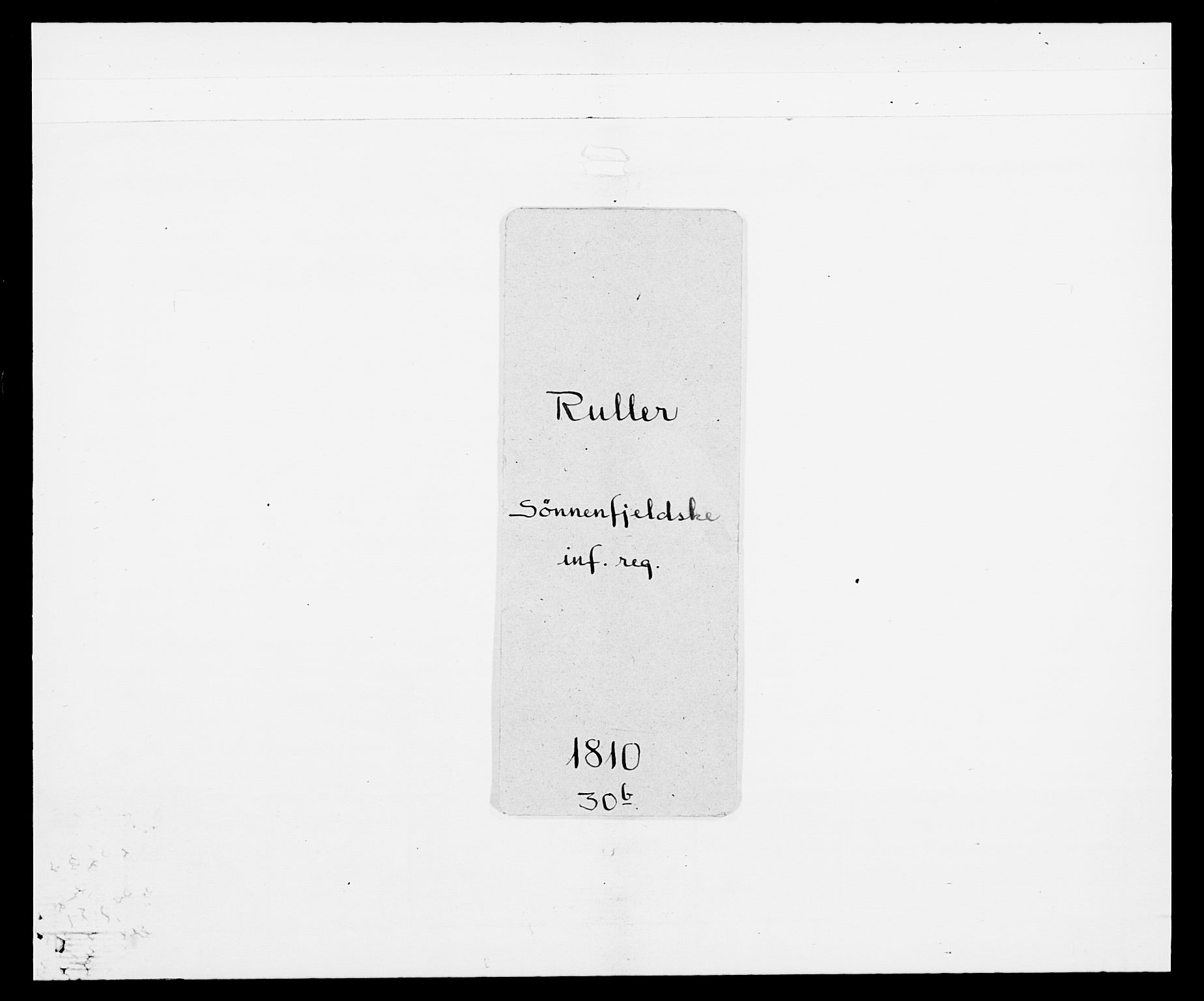 Generalitets- og kommissariatskollegiet, Det kongelige norske kommissariatskollegium, AV/RA-EA-5420/E/Eh/L0030b: Sønnafjelske gevorbne infanteriregiment, 1810, s. 4