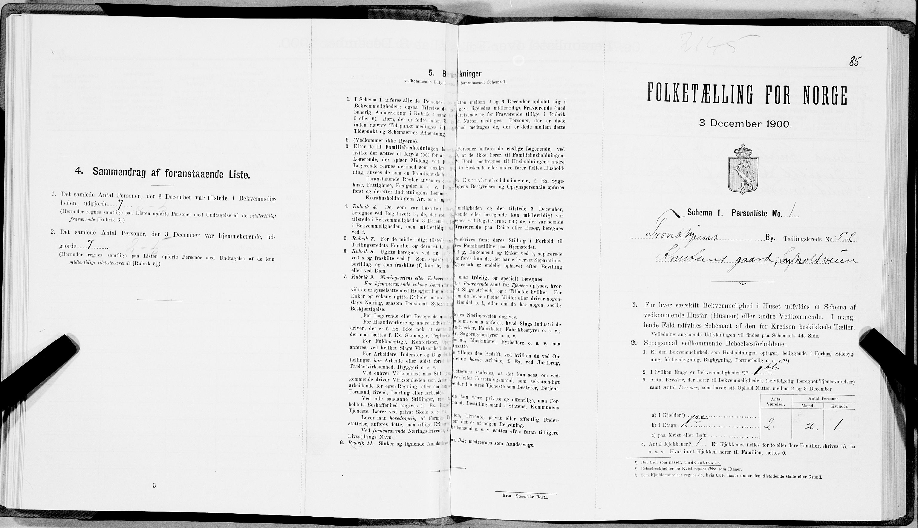 SAT, Folketelling 1900 for 1601 Trondheim kjøpstad, 1900, s. 8804