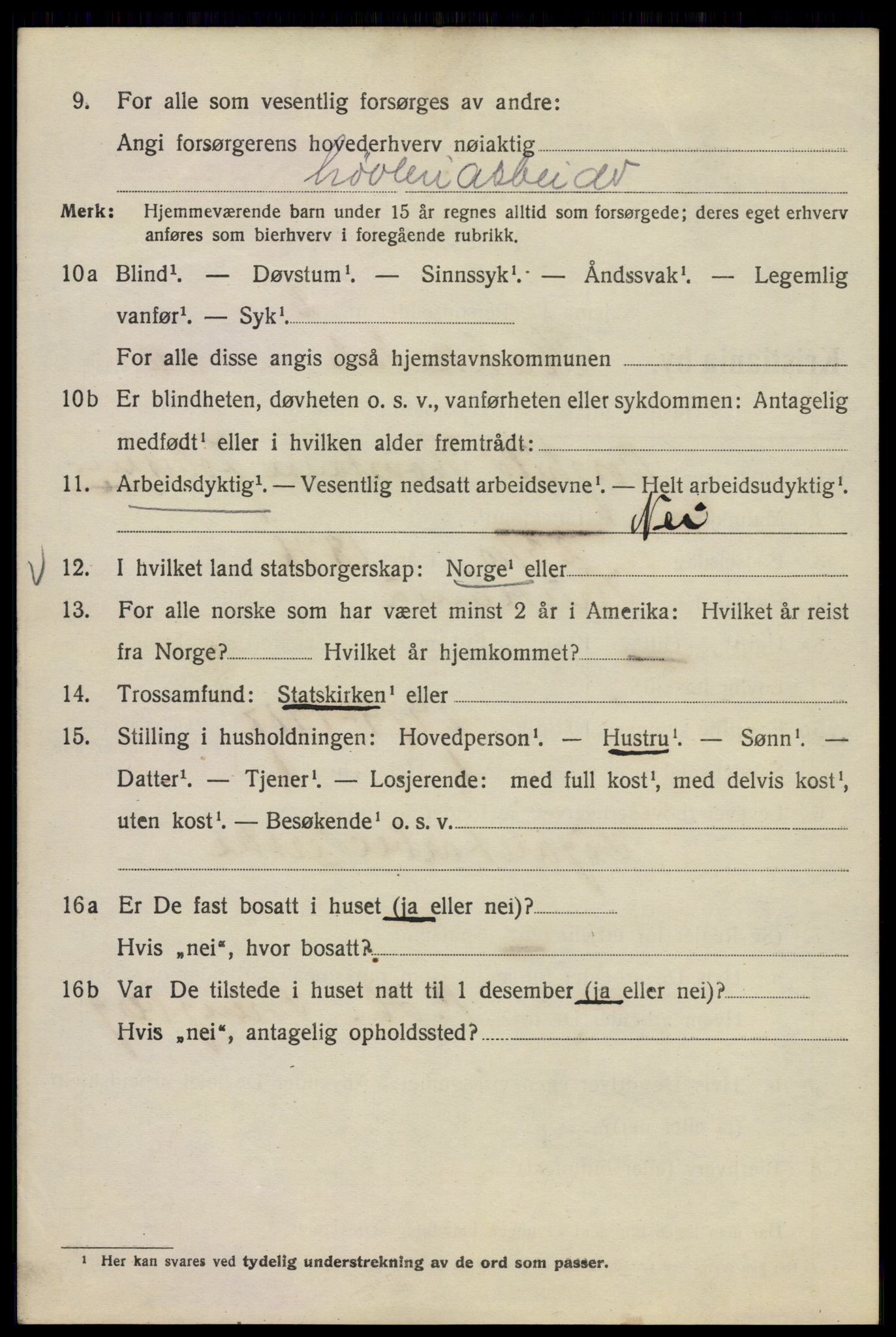 SAO, Folketelling 1920 for 0301 Kristiania kjøpstad, 1920, s. 267060