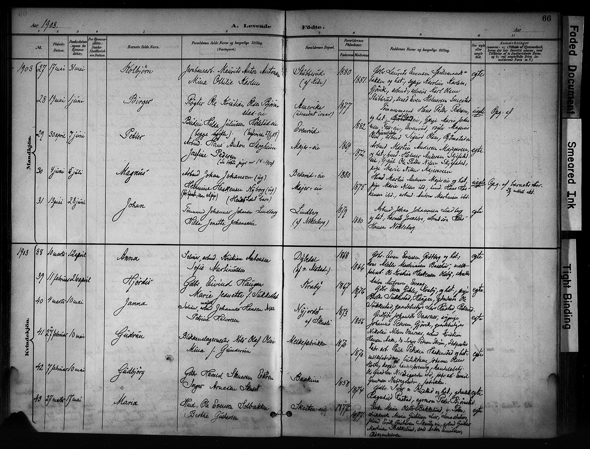 Østre Toten prestekontor, AV/SAH-PREST-104/H/Ha/Haa/L0008: Ministerialbok nr. 8, 1897-1909, s. 66