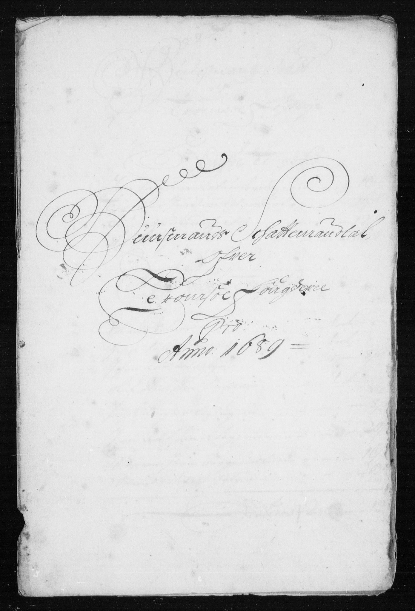 Rentekammeret inntil 1814, Reviderte regnskaper, Stiftamtstueregnskaper, Trondheim stiftamt og Nordland amt, RA/EA-6044/R/Rh/L0014: Nordland amt, 1687-1689