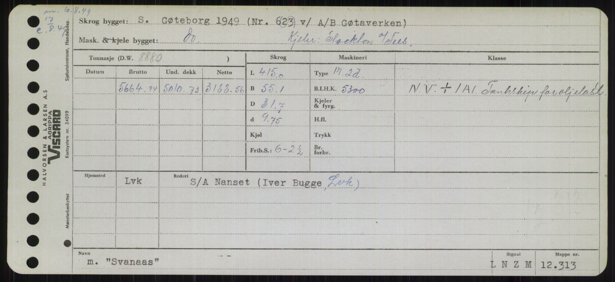 Sjøfartsdirektoratet med forløpere, Skipsmålingen, RA/S-1627/H/Hb/L0004: Fartøy, O-S, s. 521