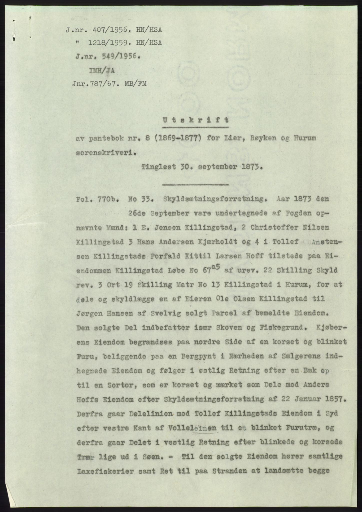 Statsarkivet i Kongsberg, SAKO/A-0001, 1956, s. 131