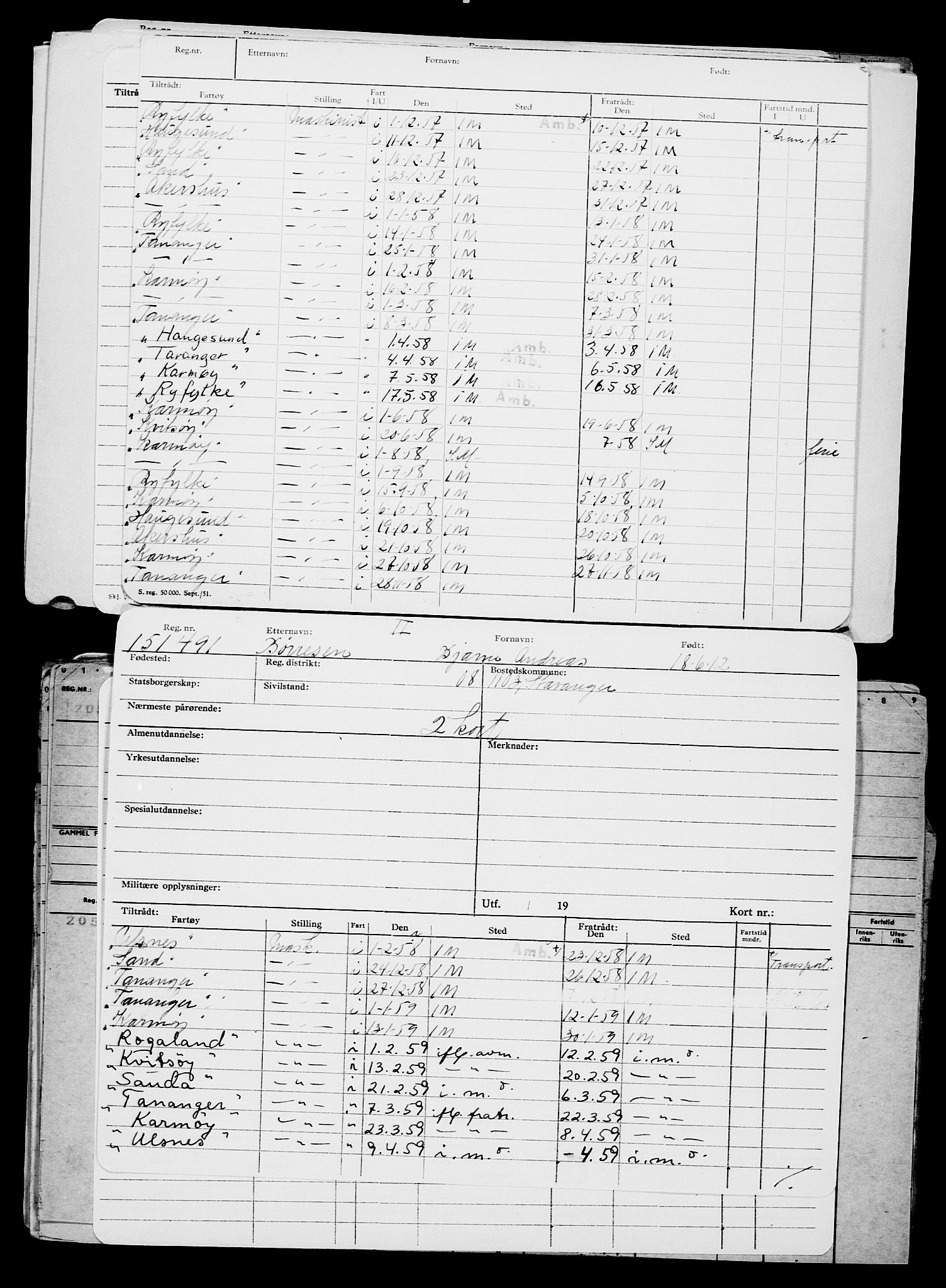 Direktoratet for sjømenn, AV/RA-S-3545/G/Gb/L0105: Hovedkort, 1912, s. 326