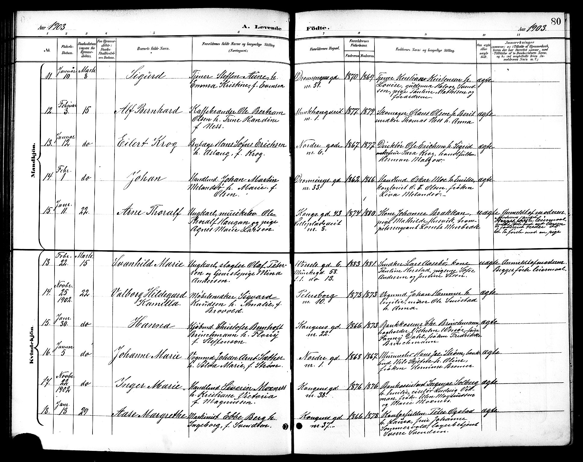 Ministerialprotokoller, klokkerbøker og fødselsregistre - Sør-Trøndelag, AV/SAT-A-1456/601/L0094: Klokkerbok nr. 601C12, 1898-1911, s. 80