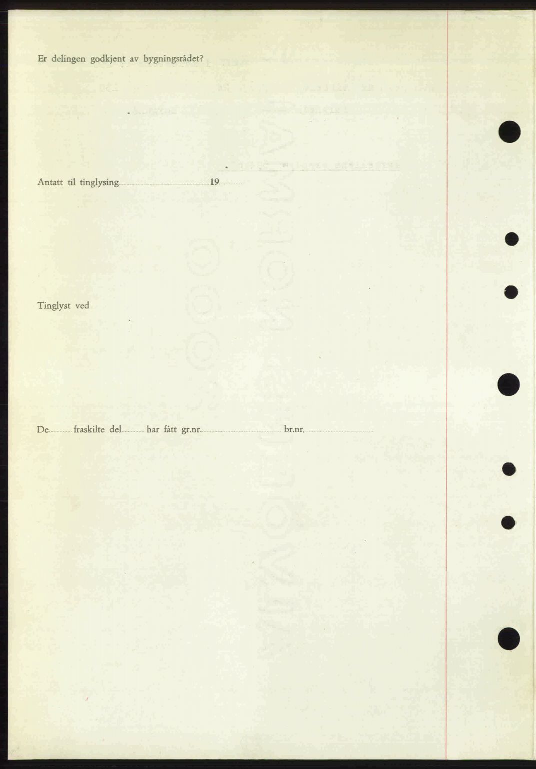 Nordre Sunnmøre sorenskriveri, AV/SAT-A-0006/1/2/2C/2Ca: Pantebok nr. A26, 1947-1948, Dagboknr: 2342/1947