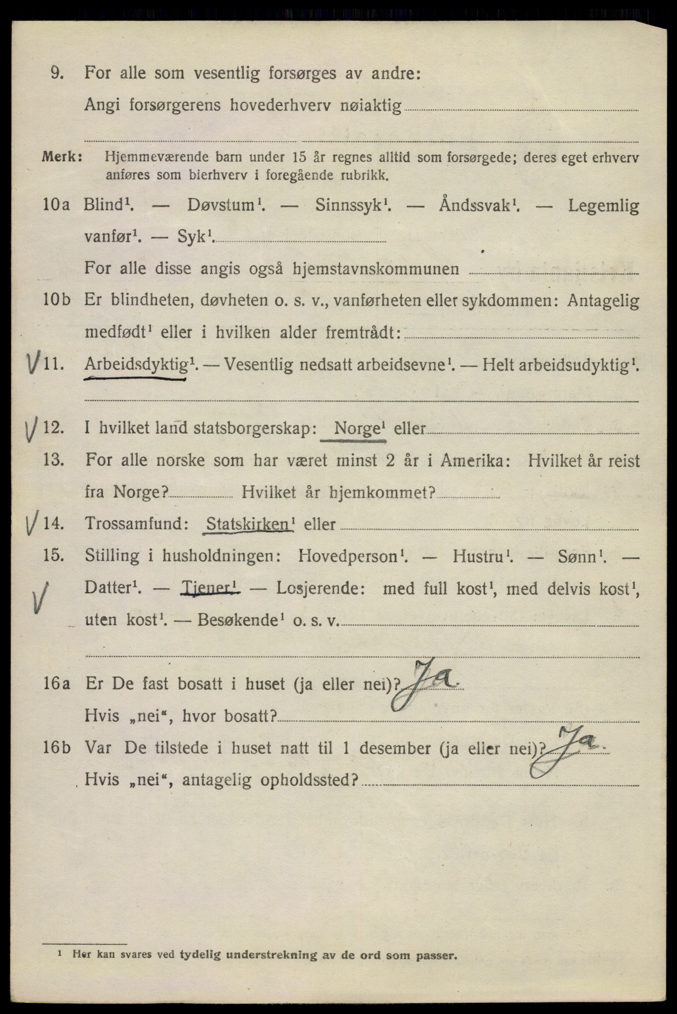 SAO, Folketelling 1920 for 0301 Kristiania kjøpstad, 1920, s. 262466