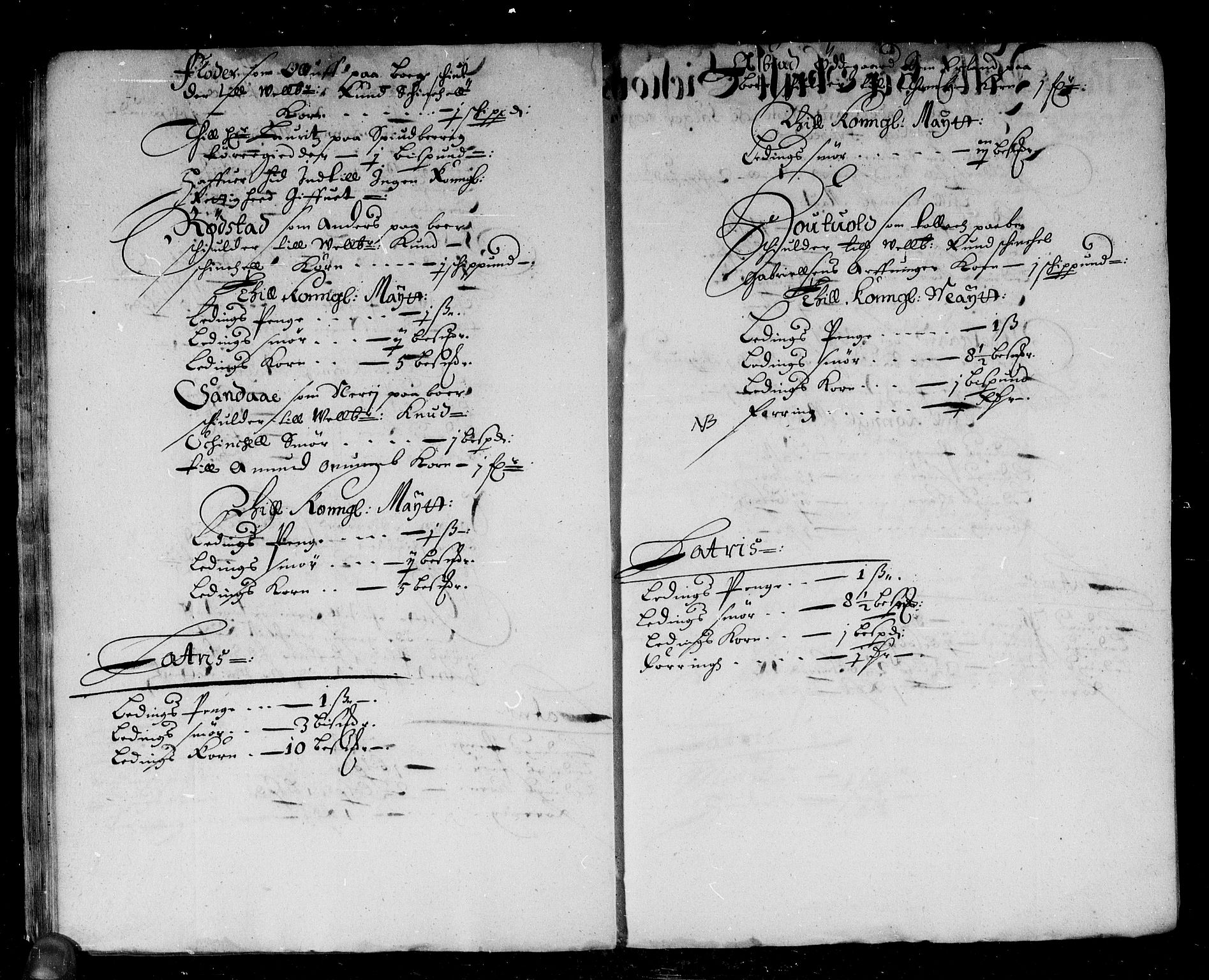 Rentekammeret inntil 1814, Reviderte regnskaper, Stiftamtstueregnskaper, Landkommissariatet på Akershus og Akershus stiftamt, AV/RA-EA-5869/R/Rb/L0039: Akershus stiftamt, 1666