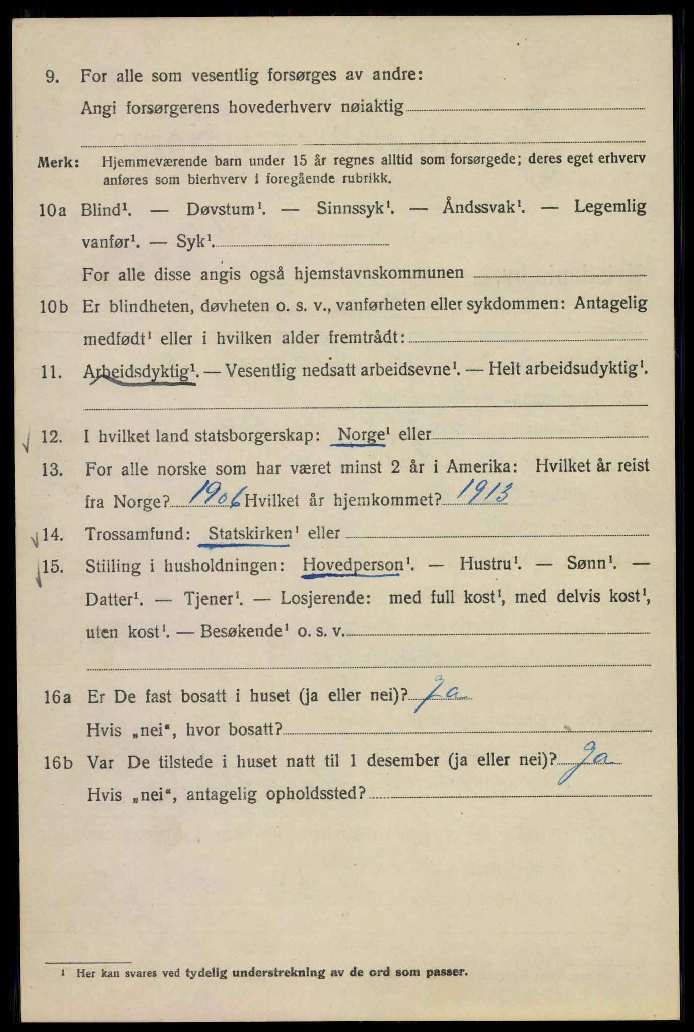 SAO, Folketelling 1920 for 0301 Kristiania kjøpstad, 1920, s. 604180