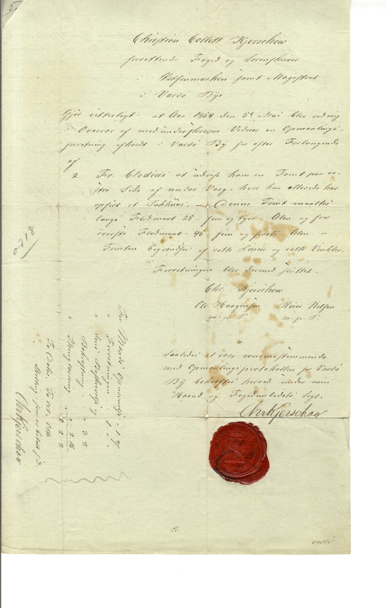Brodtkorb handel A/S, VAMU/A-0001/Q/Qb/L0001: Skjøter og grunnbrev i Vardø by, 1822-1943, s. 88