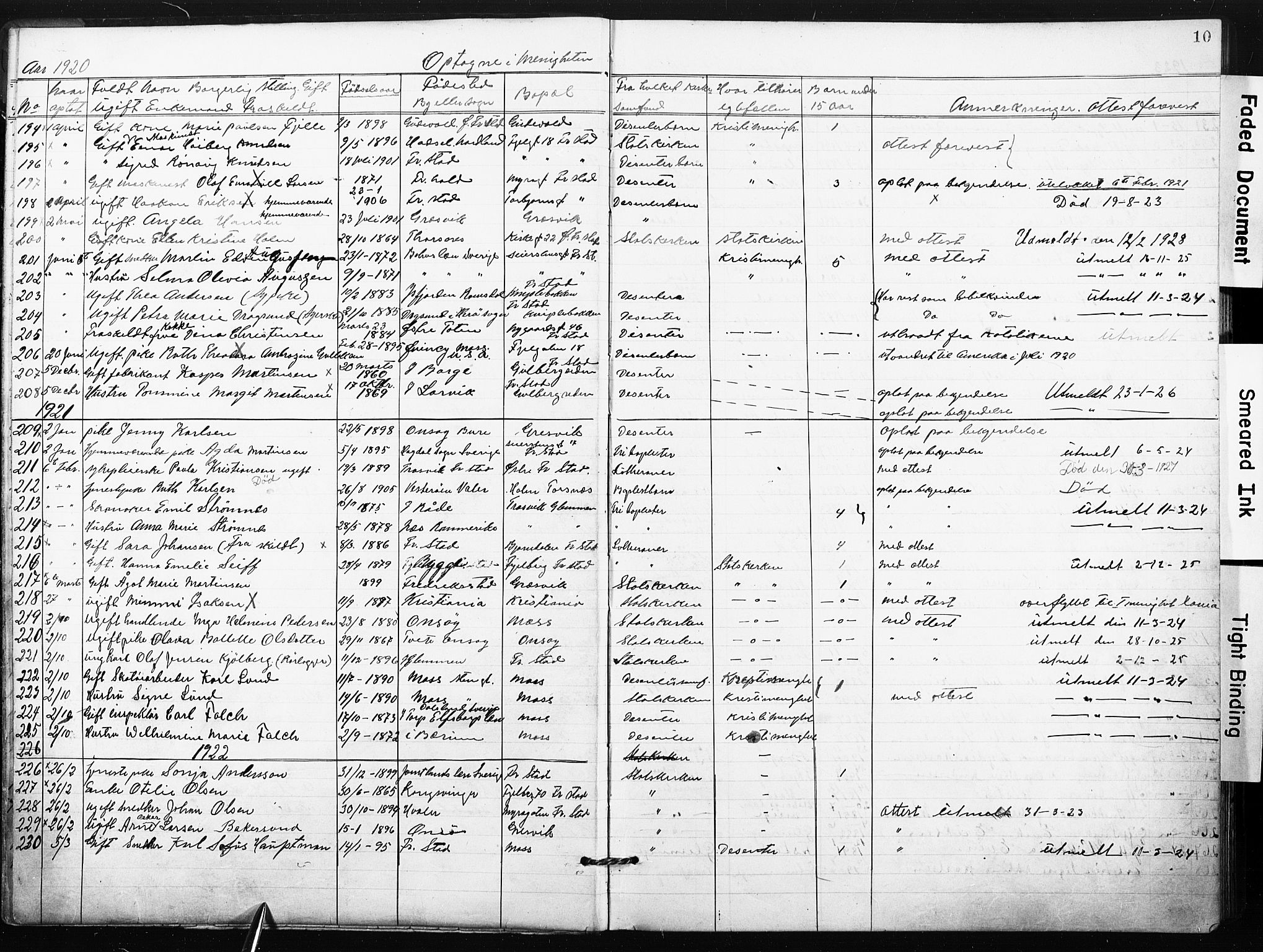 Kristi menighet Fredrikstad , AV/SAO-PAO-0231/A/L0002: Dissenterprotokoll nr. 2, 1904-1932, s. 10
