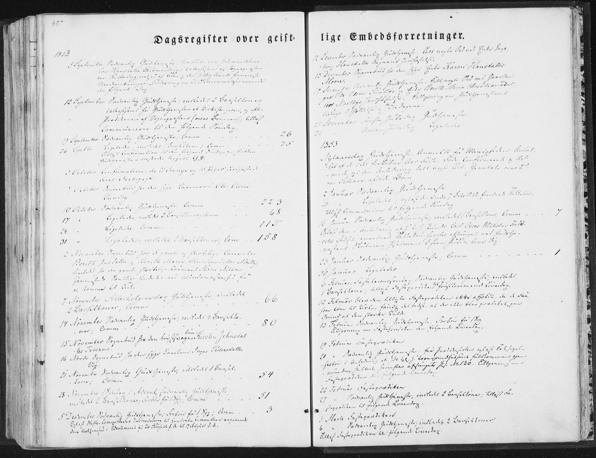 Ministerialprotokoller, klokkerbøker og fødselsregistre - Nordland, SAT/A-1459/847/L0667: Ministerialbok nr. 847A07, 1842-1871, s. 477